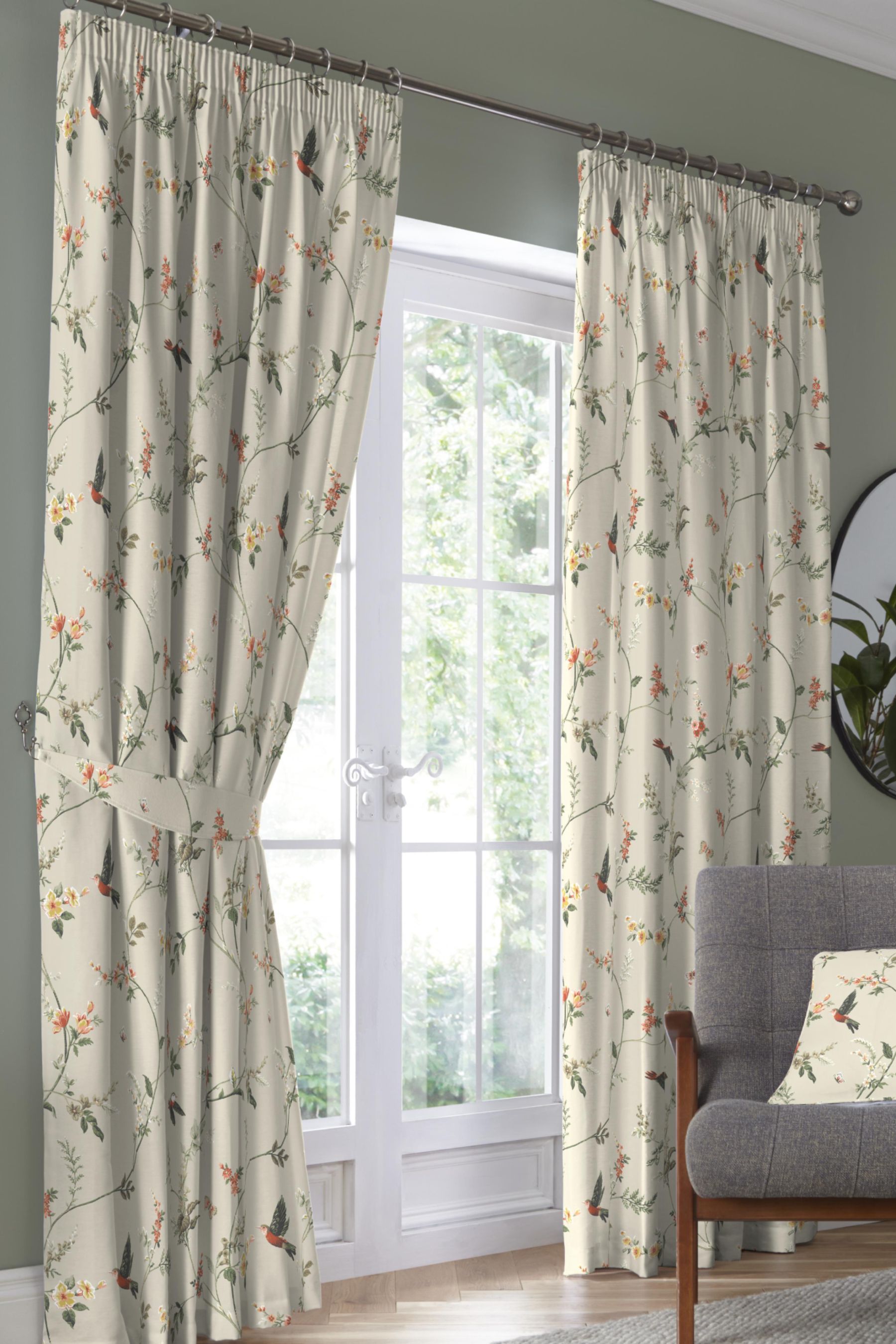 Buy D&D Pink Darnley Pencil Pleat Curtains from the Next UK online shop