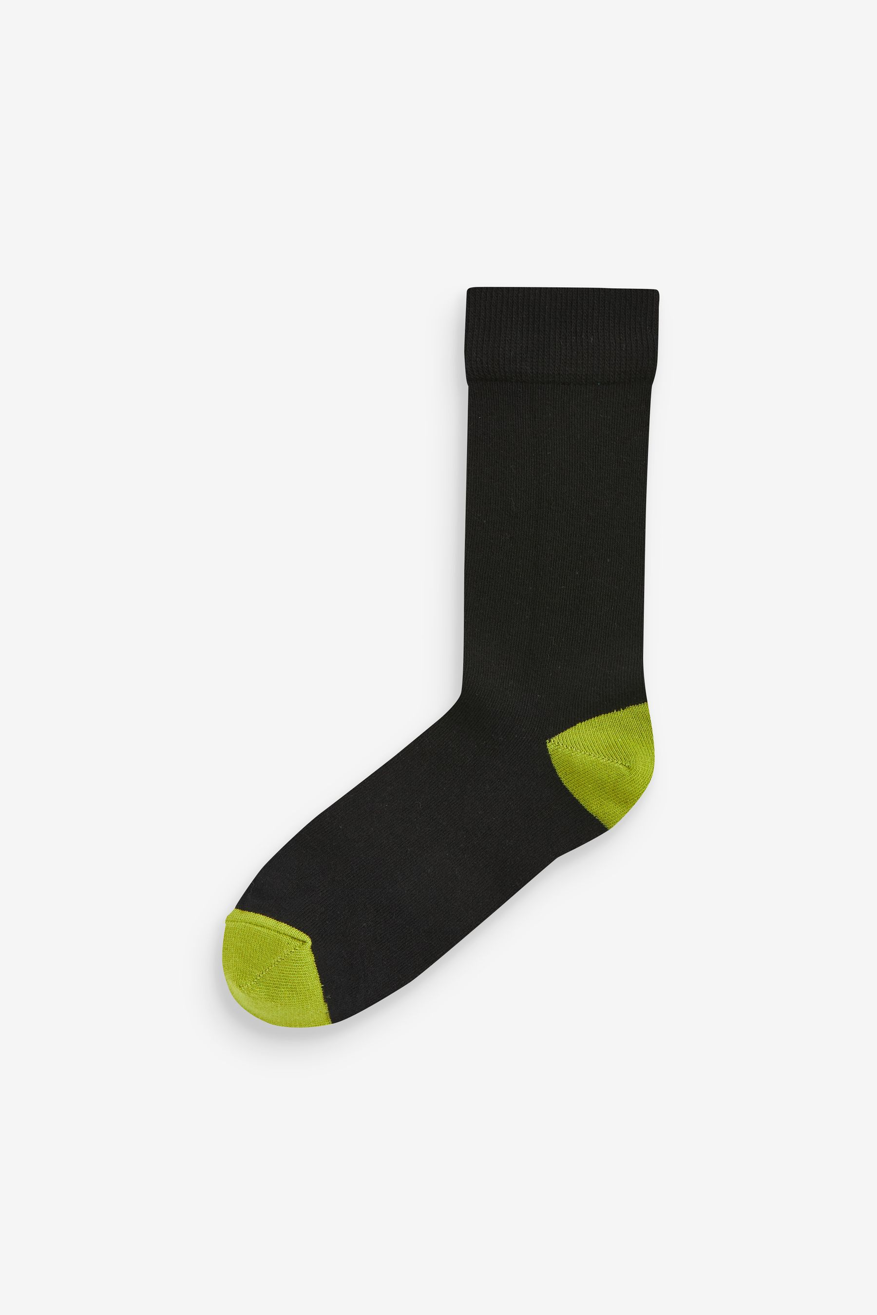 Buy Black Stripe 7 Pack Mens Cotton Rich Socks from Next Ireland