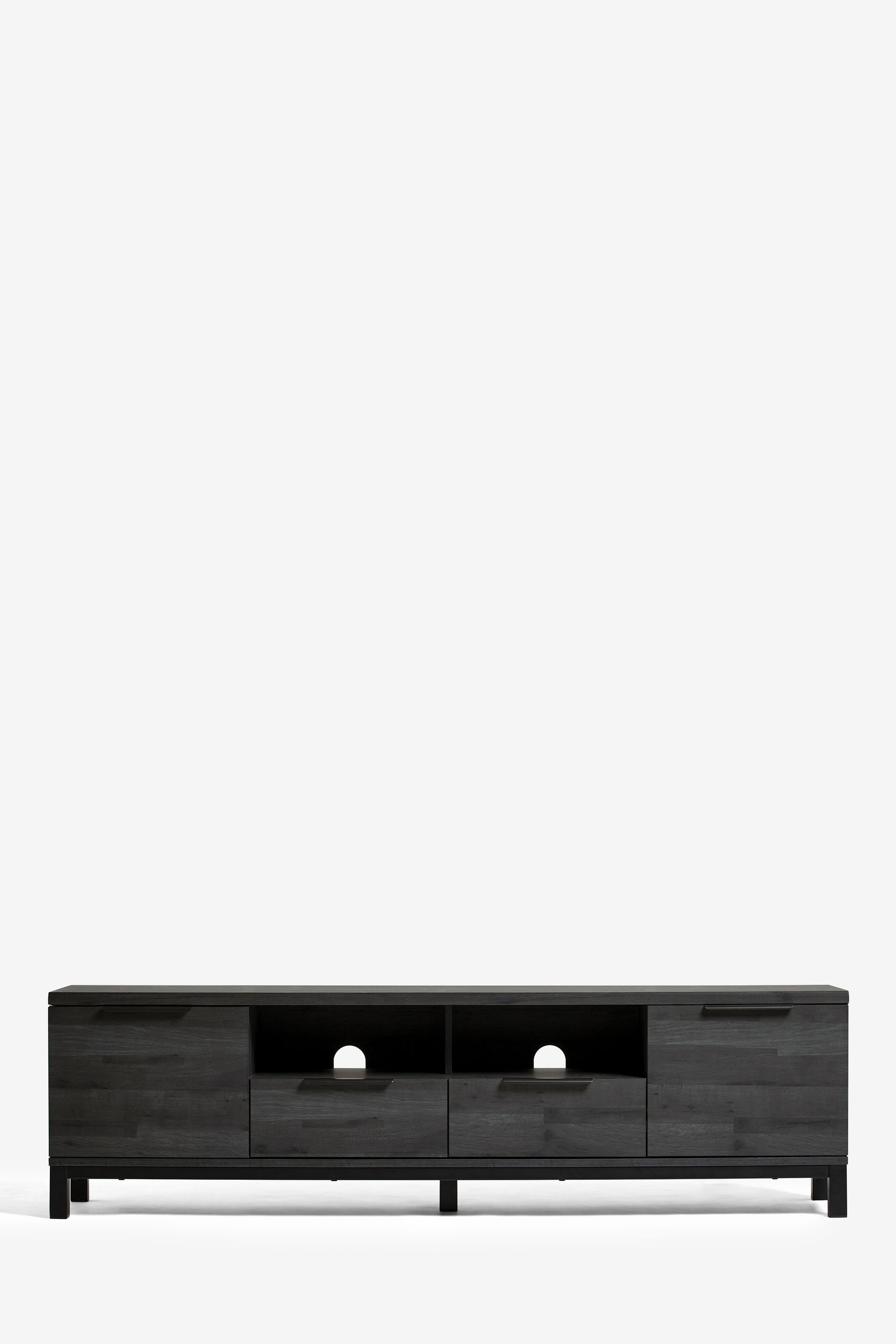 Buy Black Bronx Up to 80 inch Oak Effect TV Unit from the Next UK