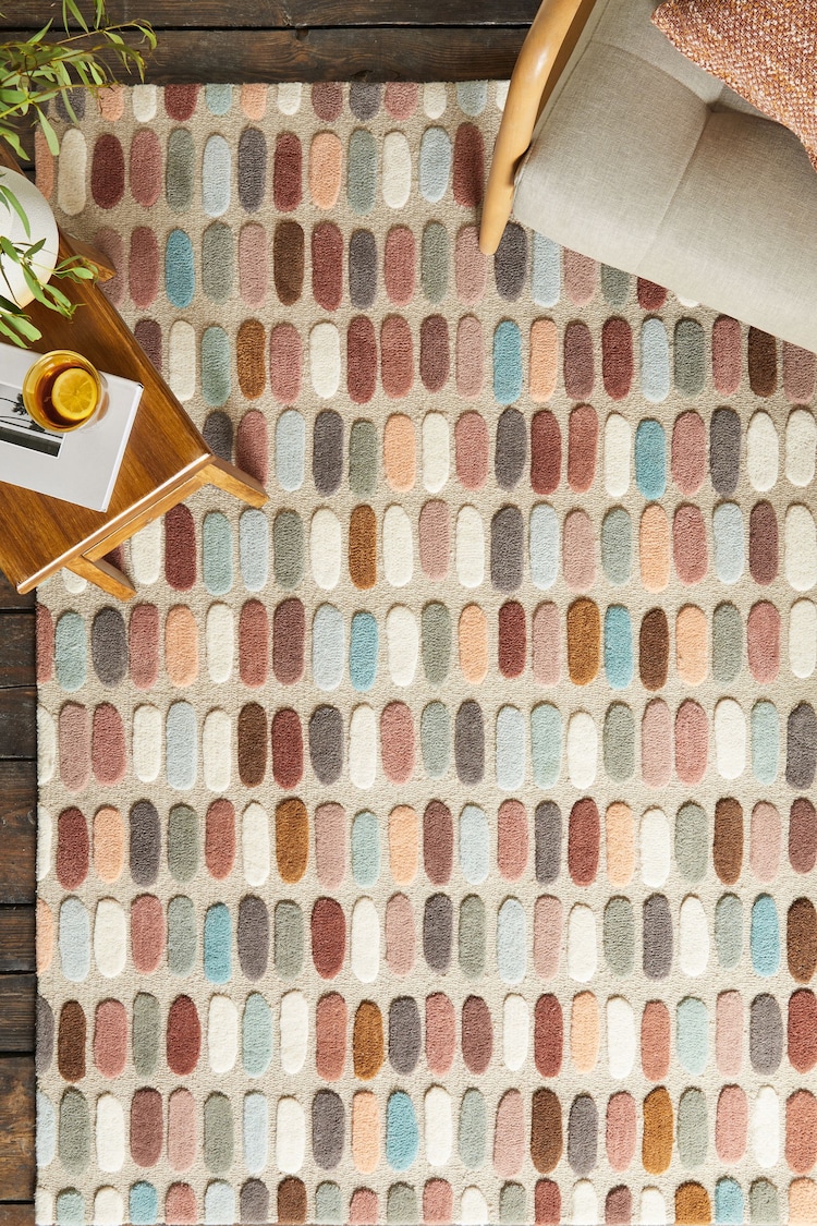 Terracotta Orange Sketch Rug - Image 1 of 1