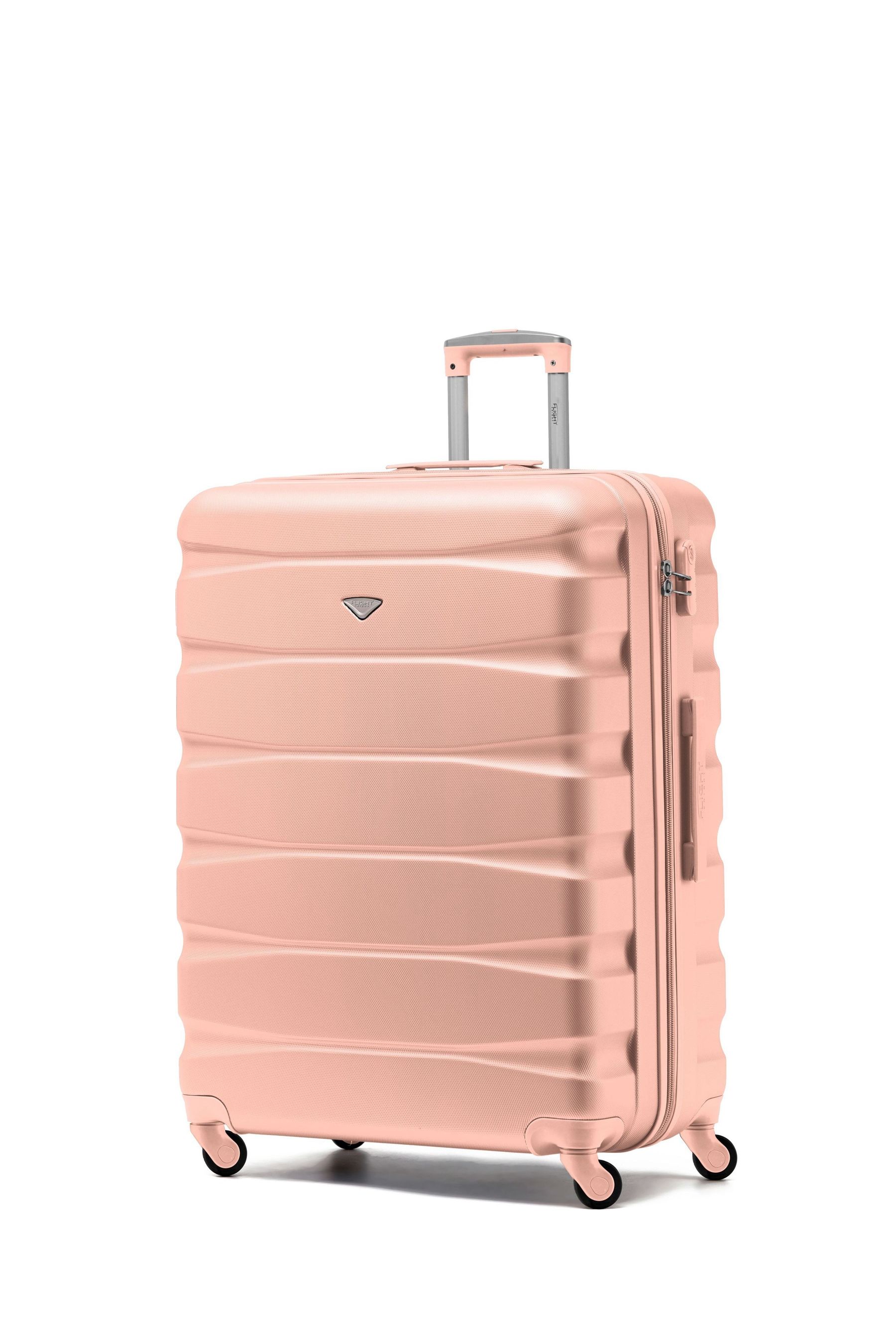 Buy Flight Knight Large Hardcase Lightweight Check In Suitcase With 4