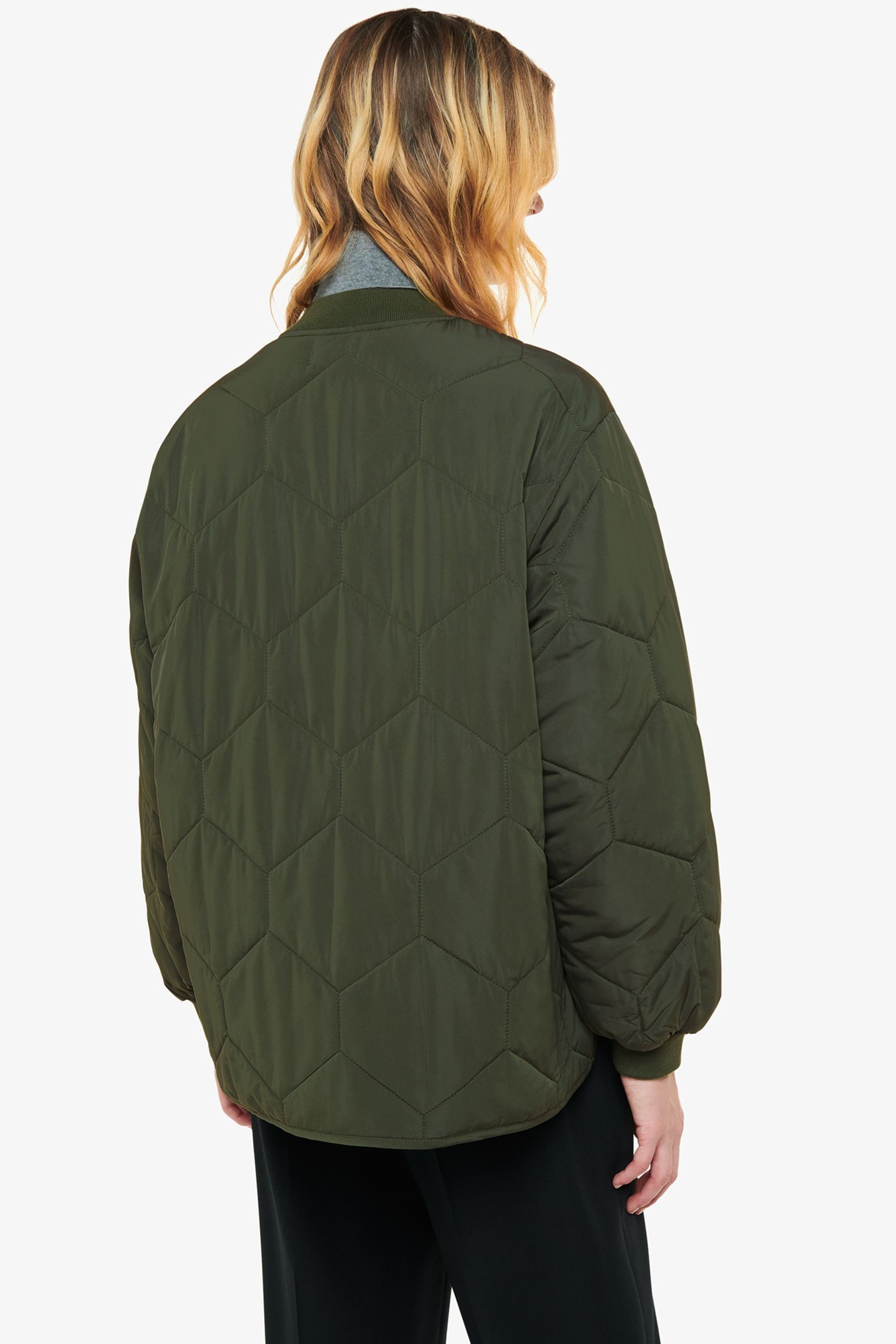 Buy Whistles Green Ida Short Quilted Coat from the Next UK online shop