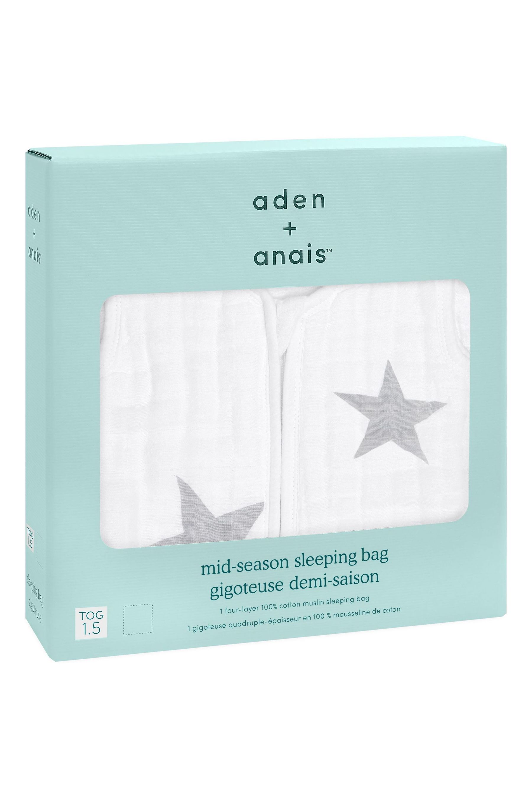 Buy aden + anais Muslin MultiLayer MidSeason Sleeping Bag 1.5 TOG