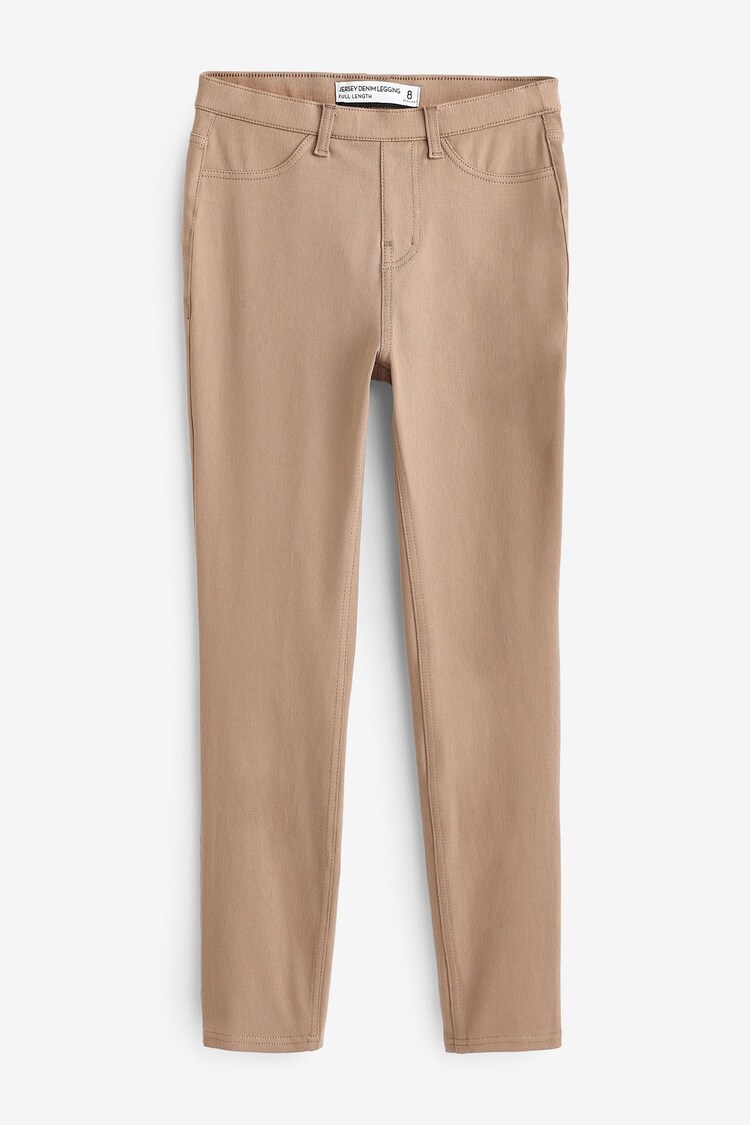 Taupe/Braun - Next Leggings aus Jersey-Denim - Bild 1 von 1