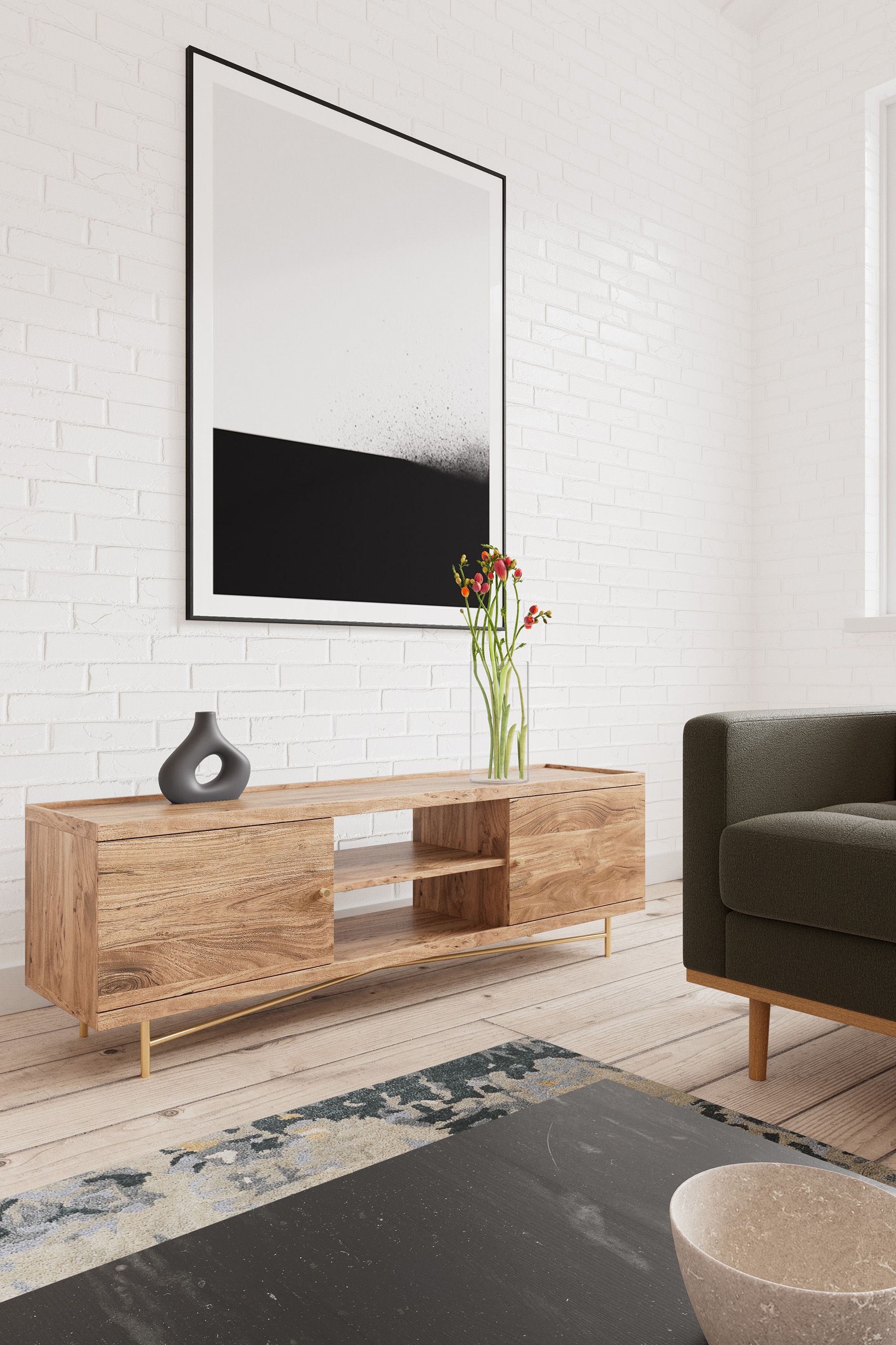 Buy Swoon Natural Halle TV Unit from the Next UK online shop