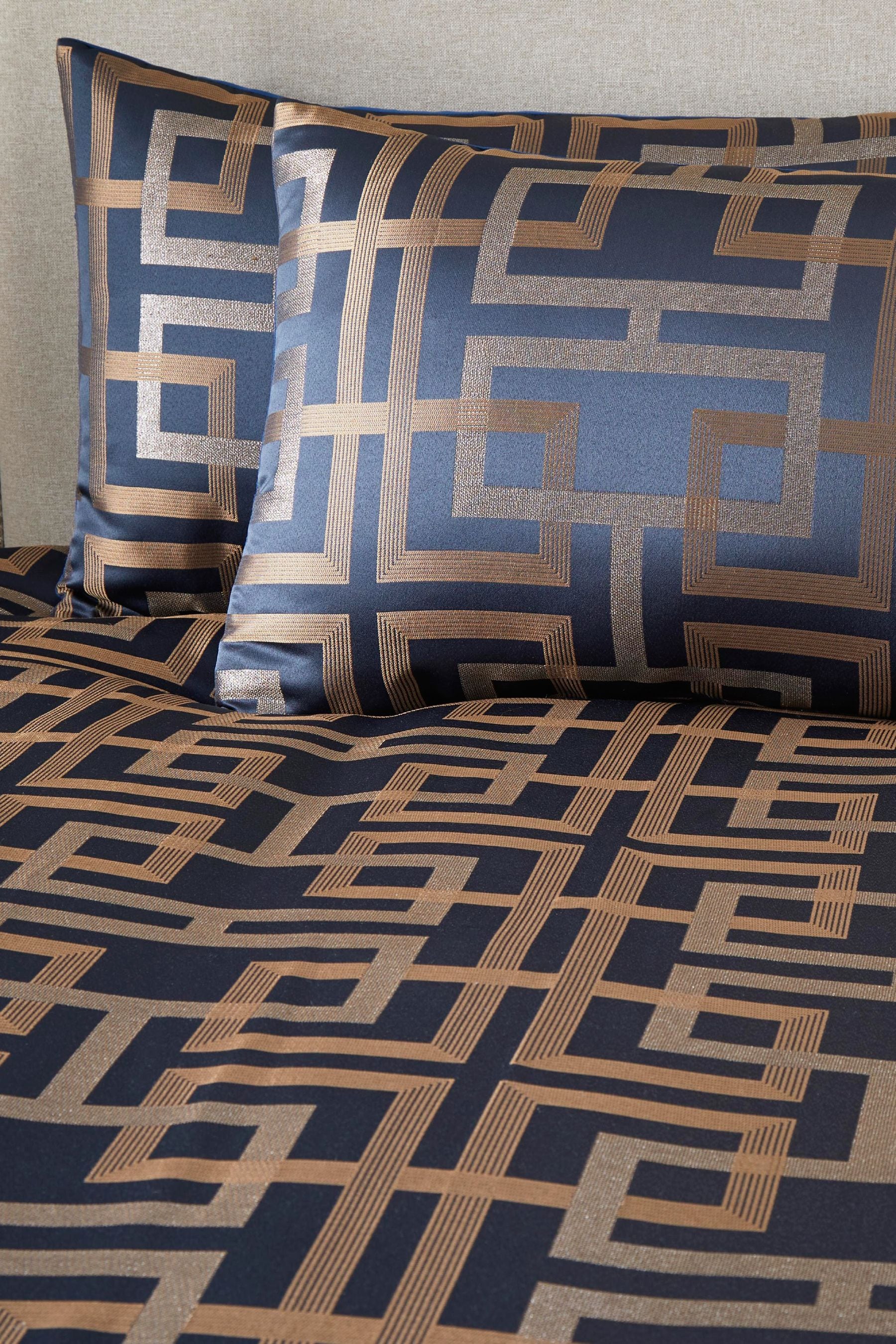 Buy Soiree Bardon Jacquard Duvet Cover and Pillowcase Set from the