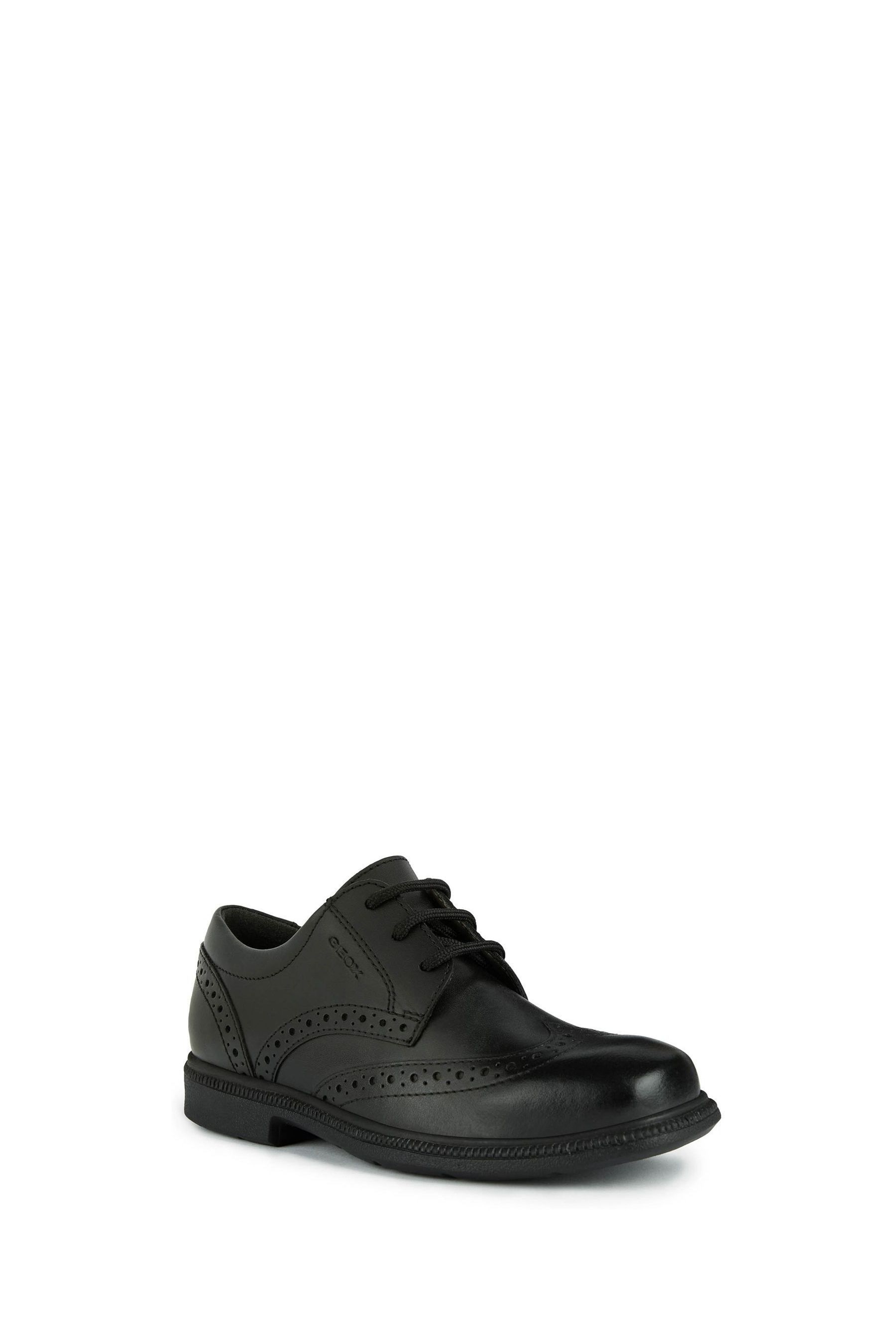 Geox Jongens Jr Federico A schoenen, zwart, 40 EU Smal