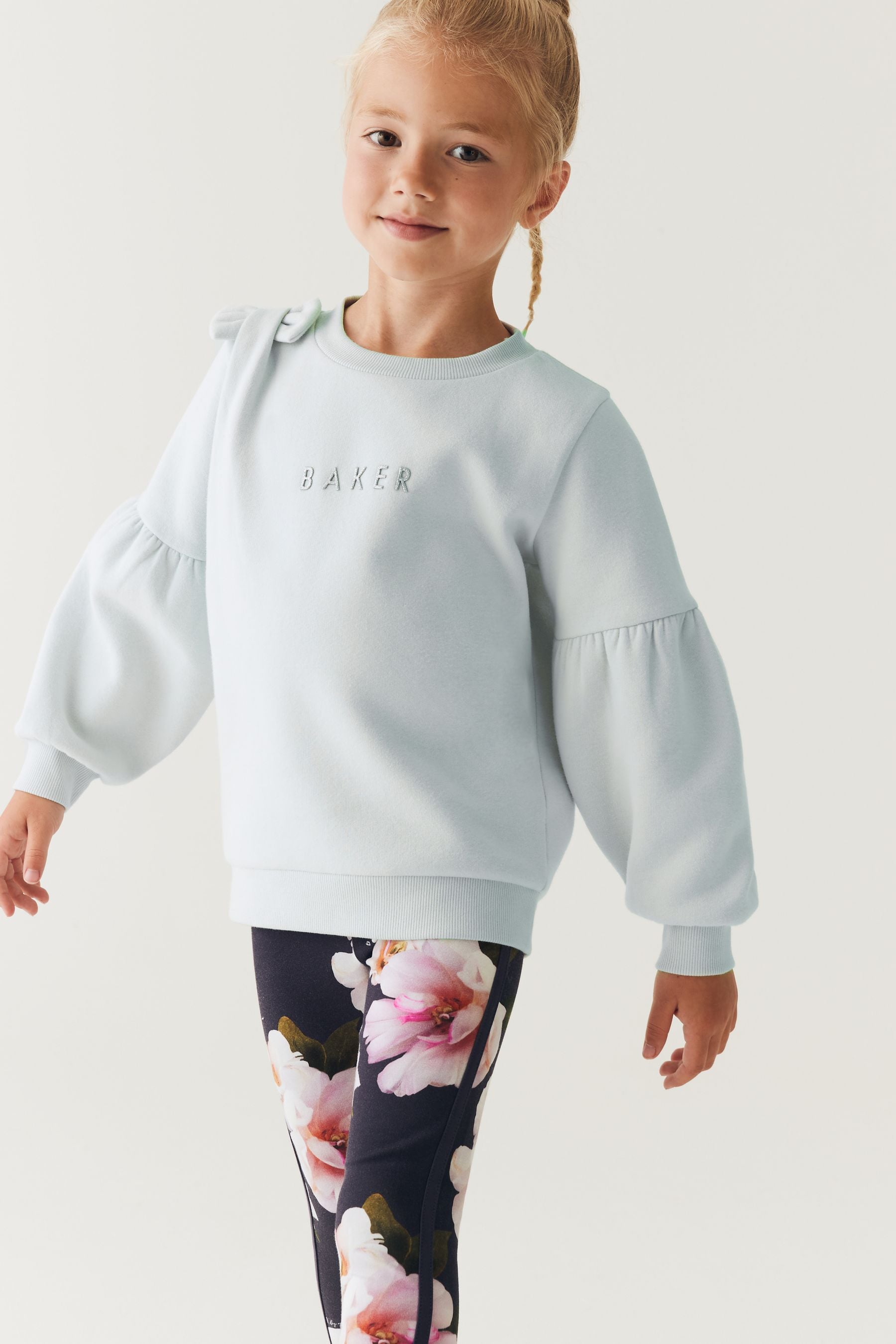 Buy Baker by Ted Baker Navy Legging and Bow Sweater Set from Next Ireland