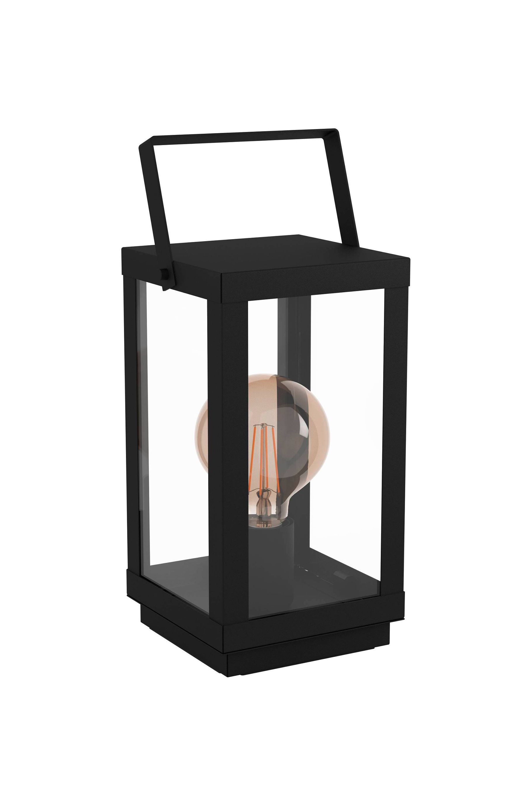 Buy Eglo Black Bradford 1 Light Lantern Table Lamp from the Next UK