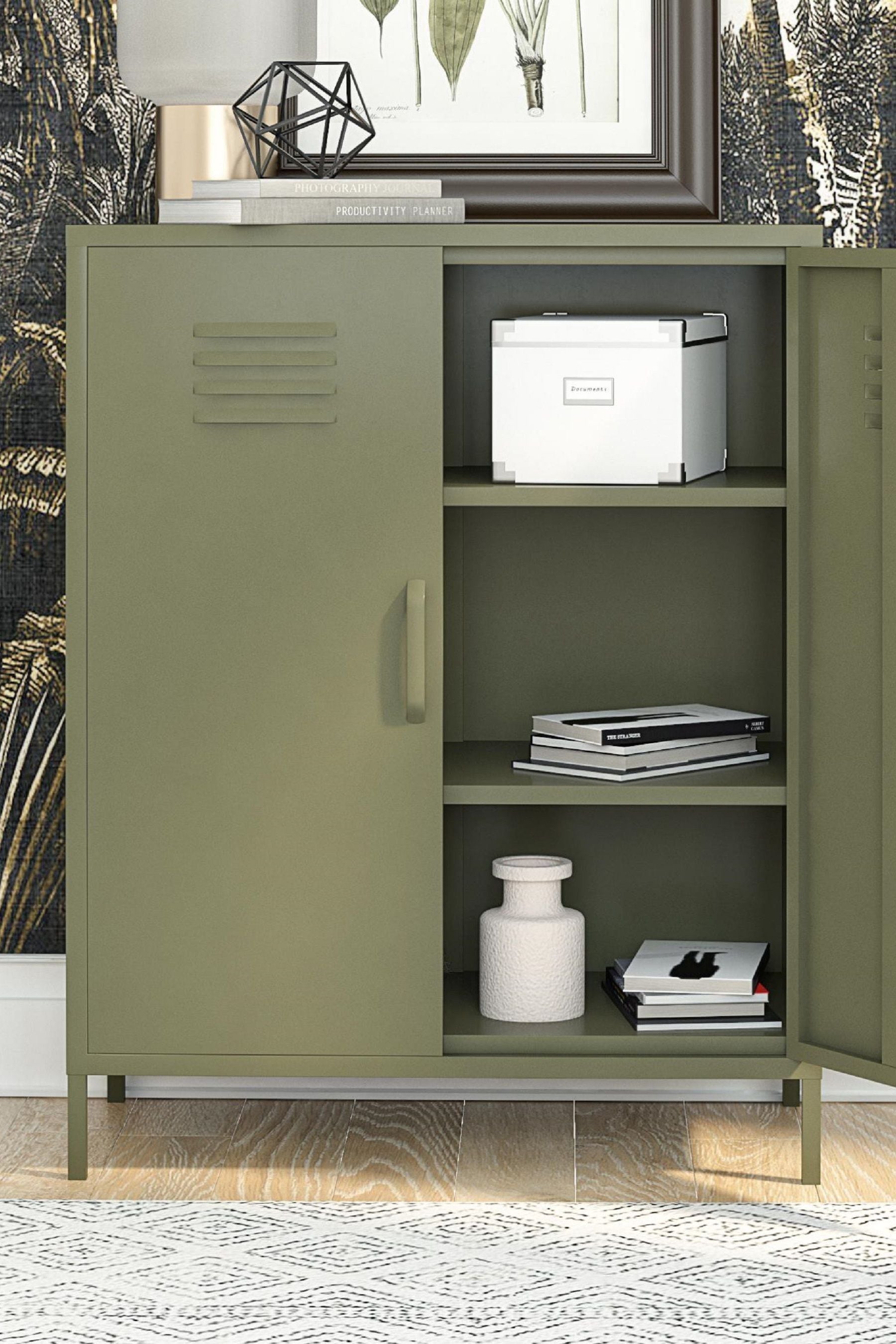 Buy Dorel Home Olive Green Europe Bradford 2 Door Metal Storage Cabinet buy-dorel-home-olive-green-europe-bradford-2-door-metal-storage-cabinet