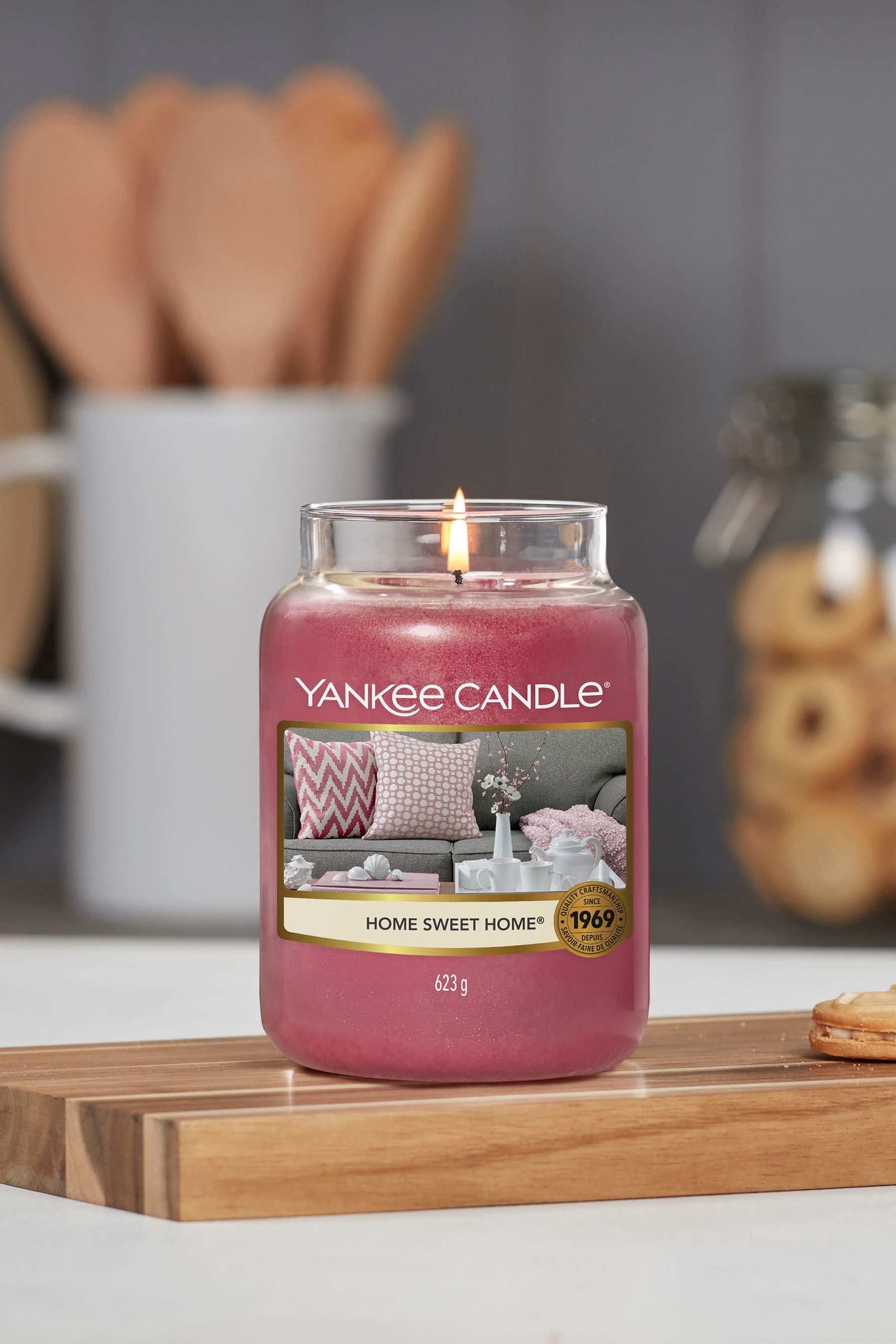 Buy Yankee Candle Pink Large Jar Home Sweet Home Candle from the Next