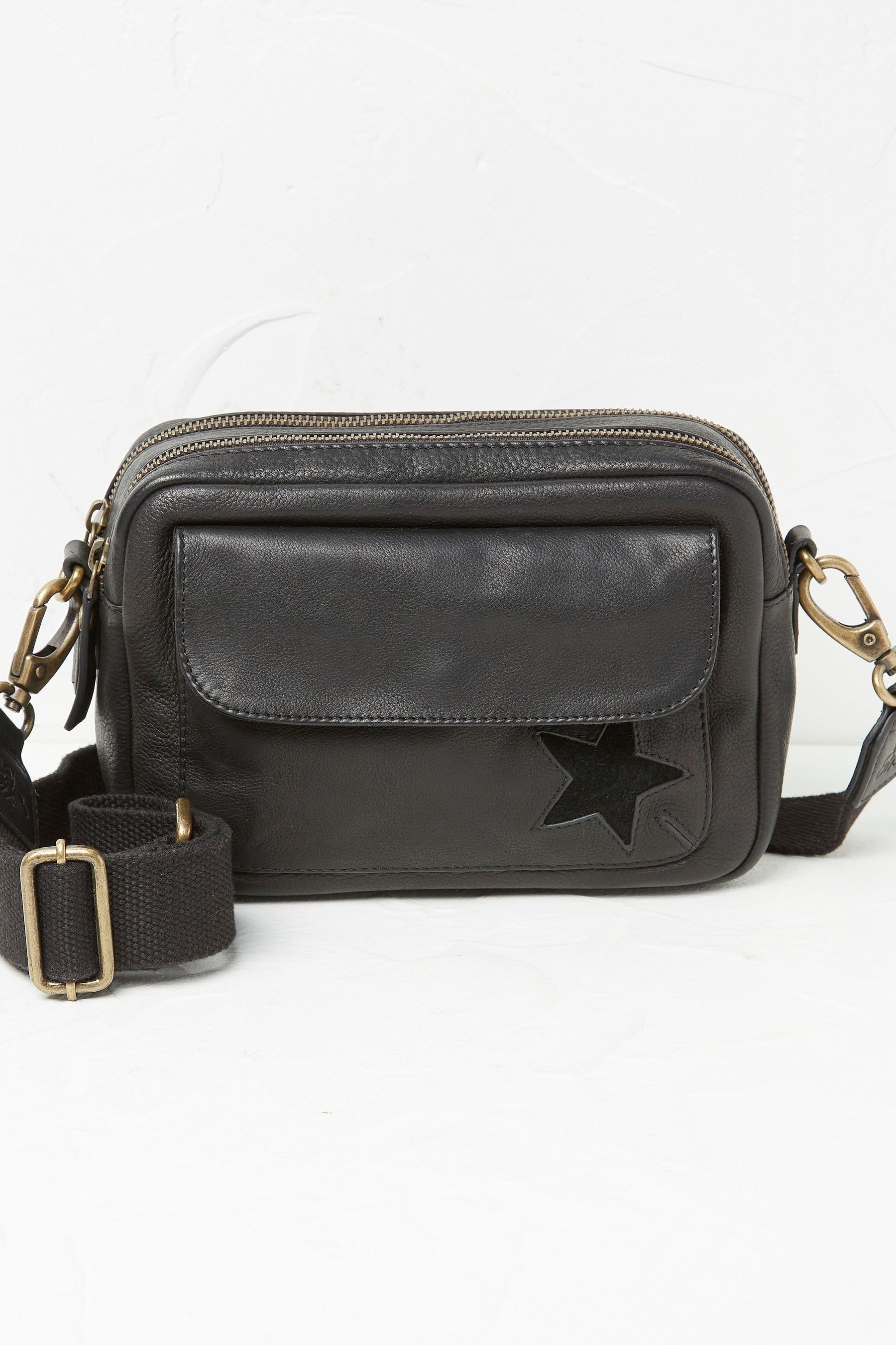 Buy FatFace Black Oslo Star Camera Bag from the Next UK online shop