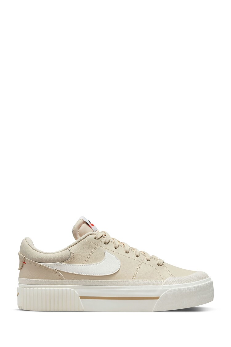 Nike Neutral Court Legacy Lift Platform Trainers - Image 1 of 1