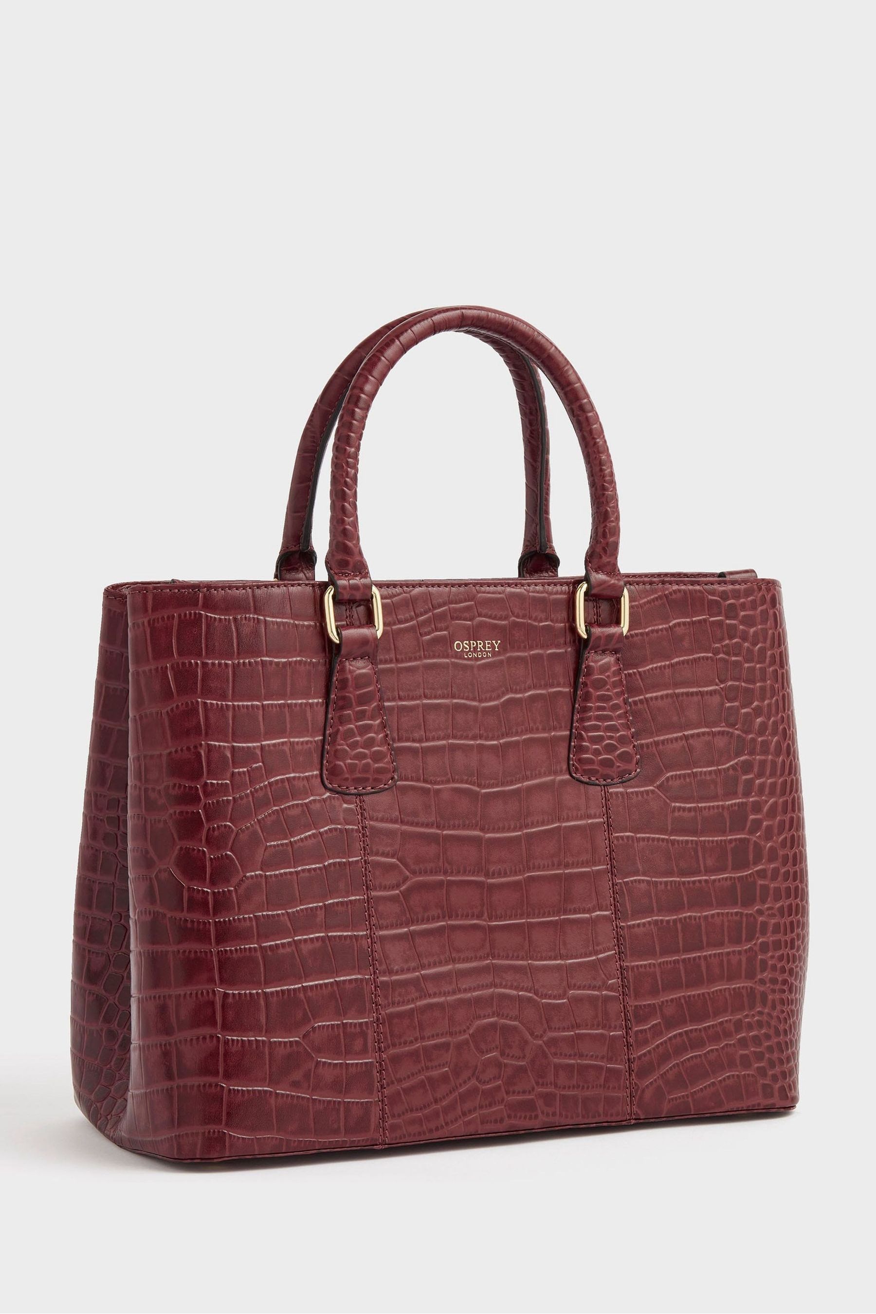 Buy Osprey London The Adaline Croc Leather Workbag from the Next UK