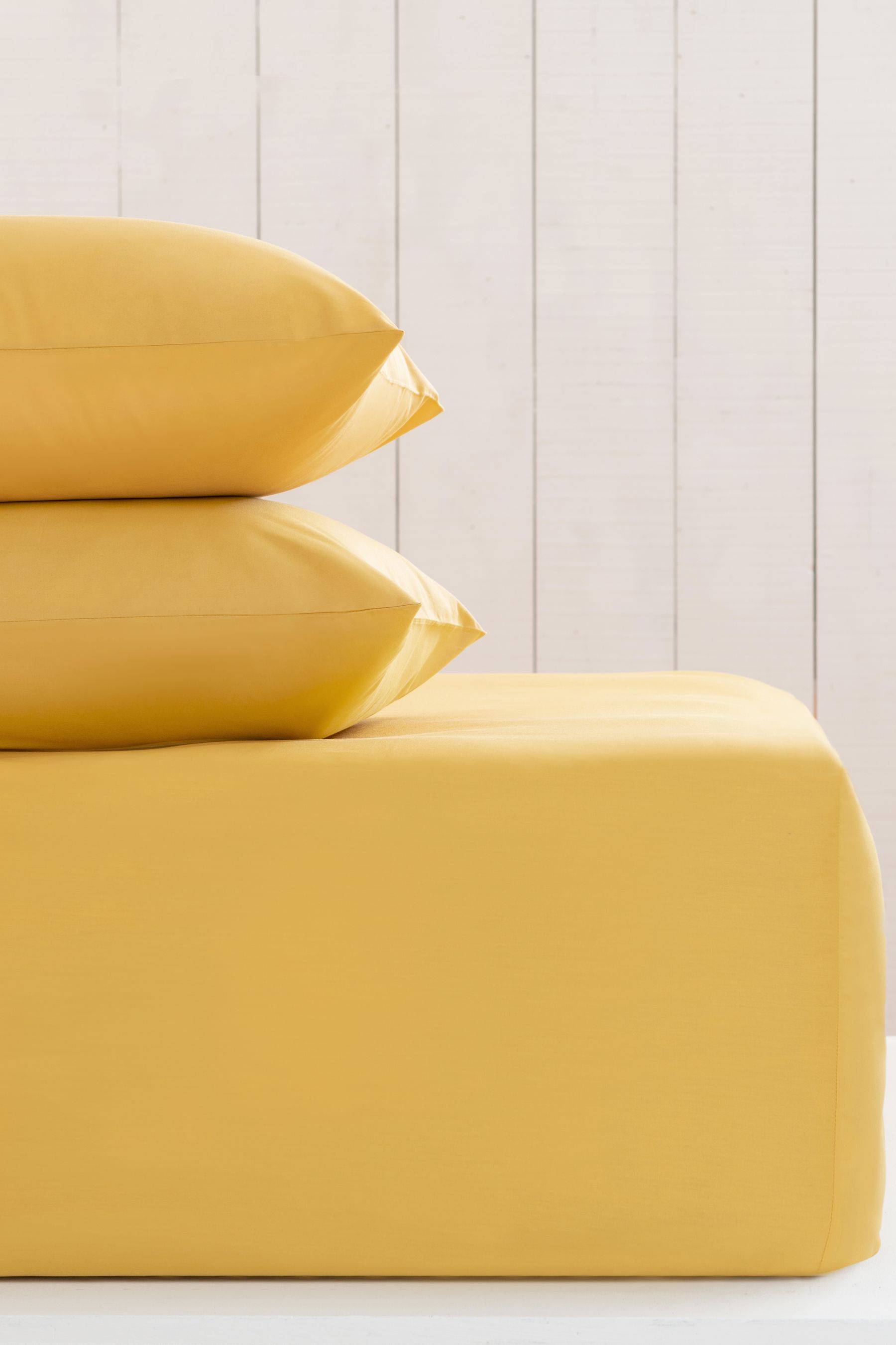 Buy Yellow Cotton Rich Extra Deep Fitted Sheet from the Next UK online shop