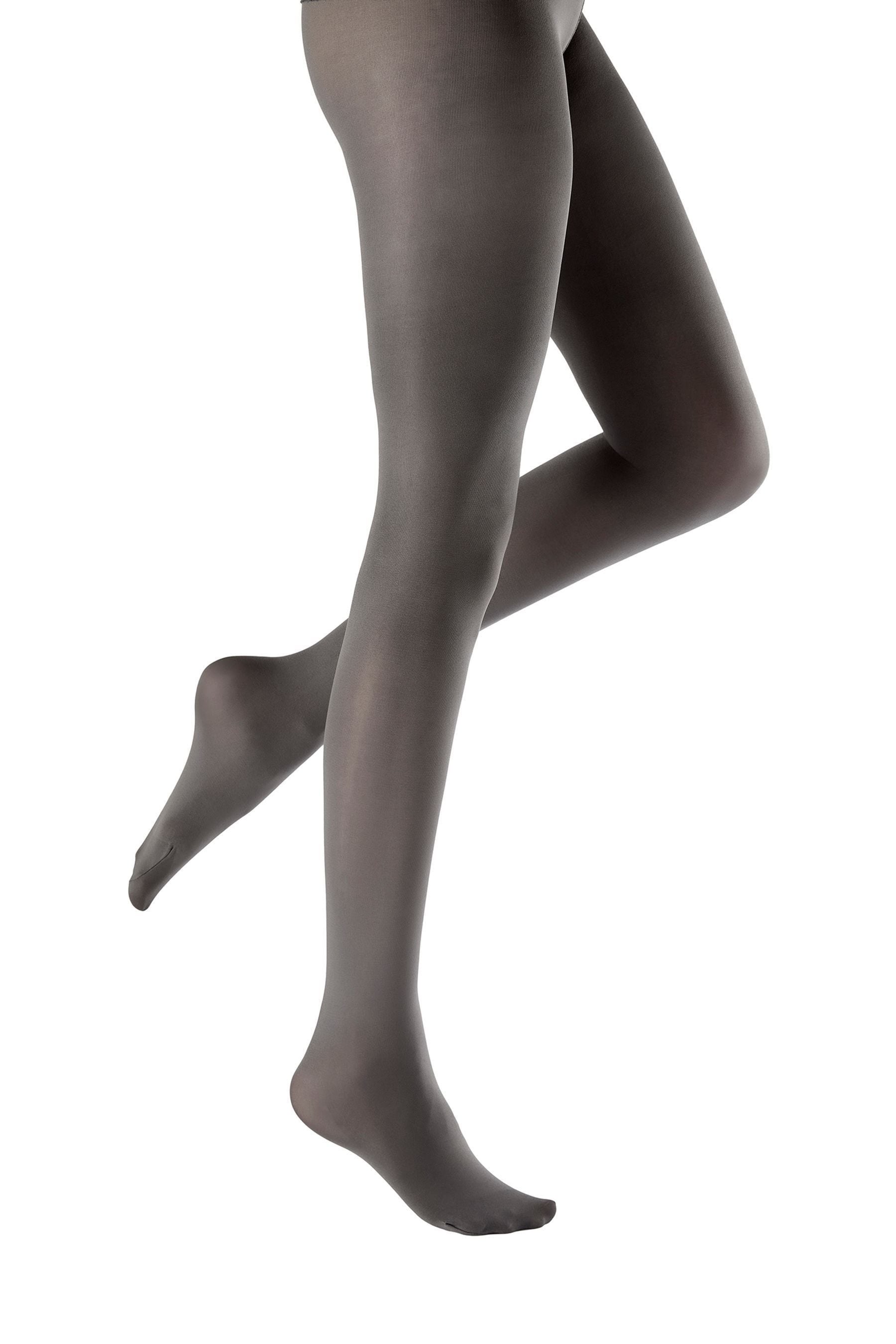 Buy Pretty Polly Grey 60 Denier Opaques 3D Tights 3 Pack from the Next
