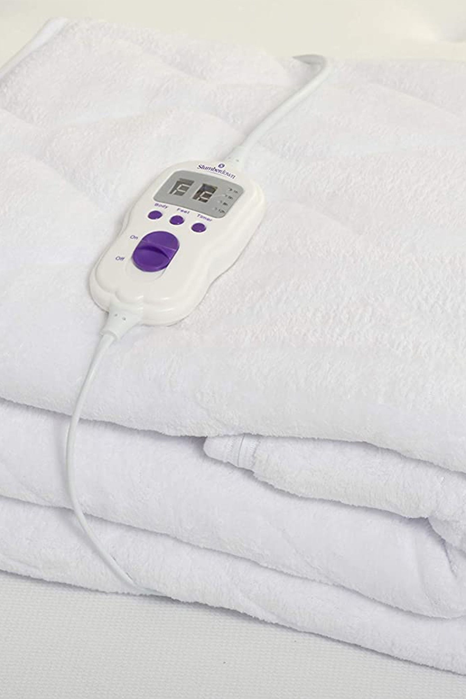 Buy Slumberdown Wonderfully Warm 9 Heat Setting Electric White Blanket