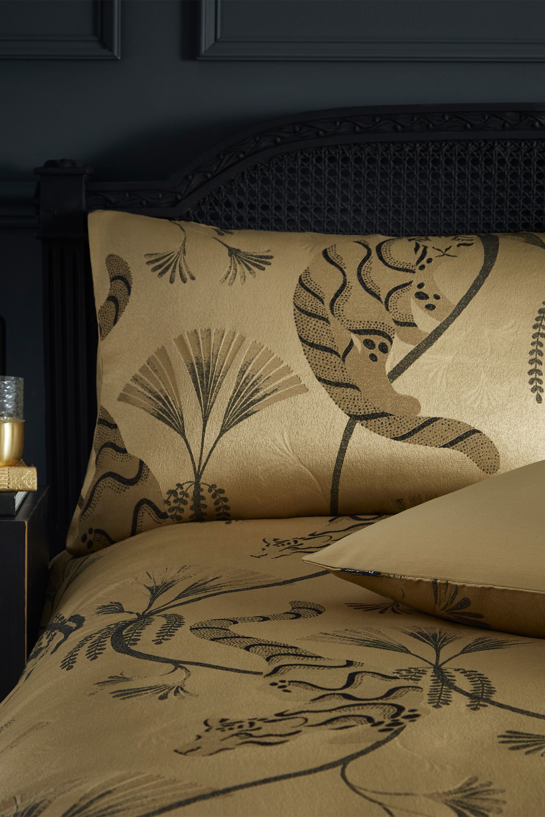 Buy Riva Paoletti Gold Global Animal Jacquard Duvet Cover and
