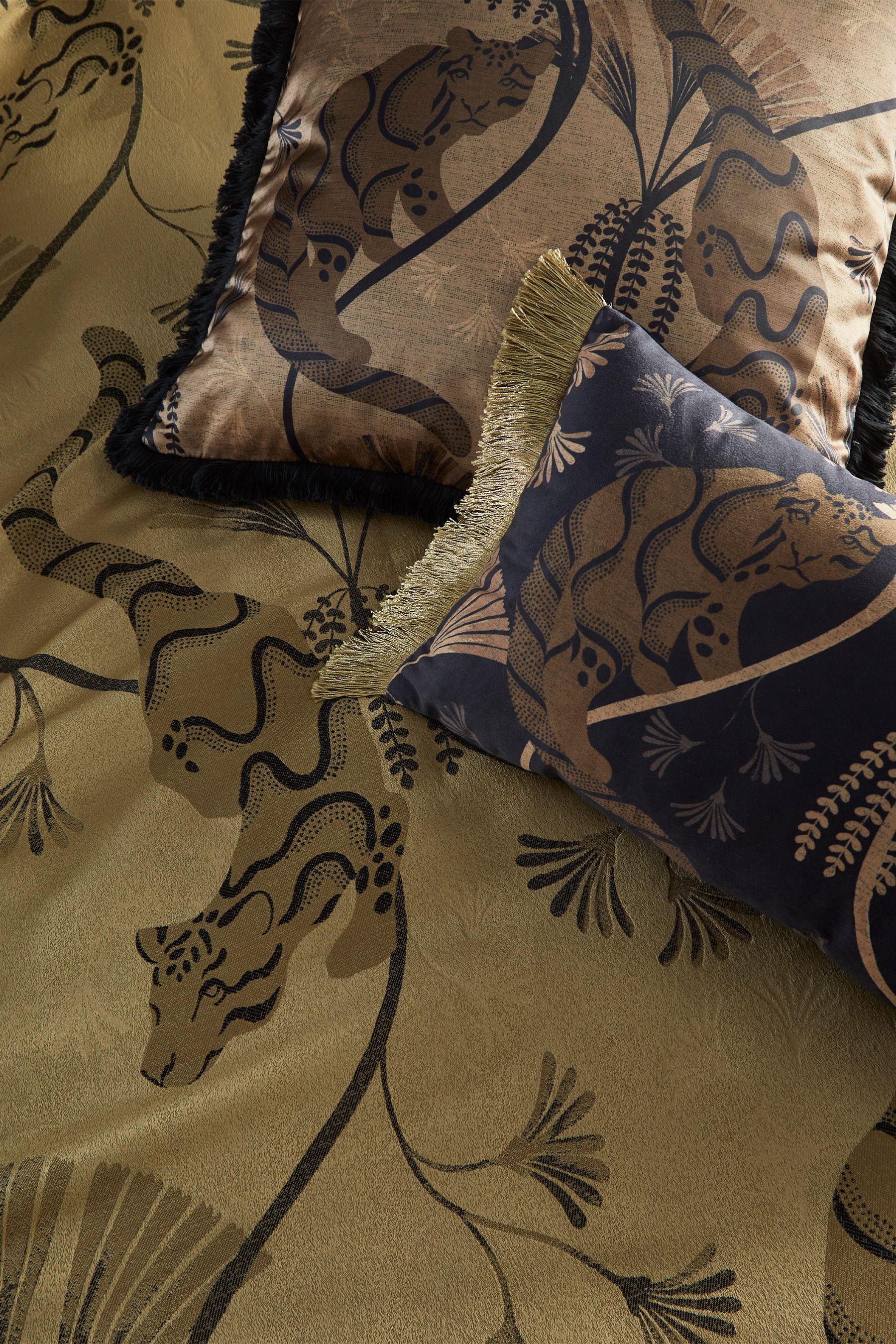 Cuscino Quadrato Riva Paoletti Zurich 45x45 Cm - Oro, In Poliestere Morbido Per Decorazione Interni - 3