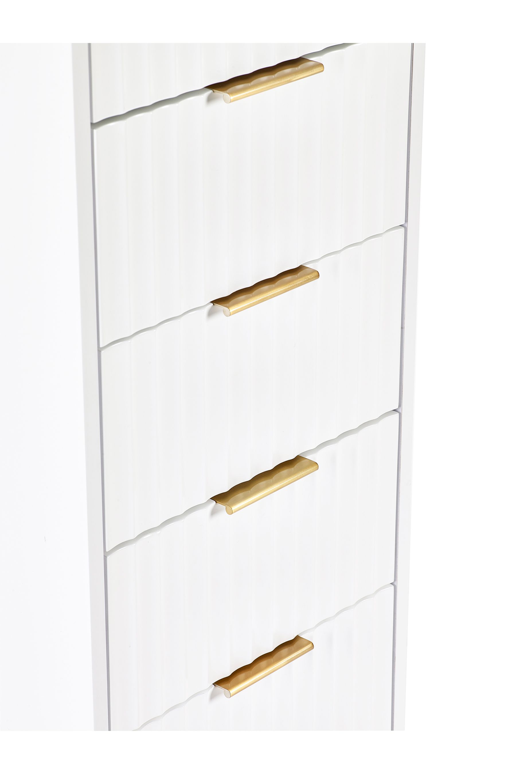 Buy Julian Bowen White Murano 5 Drawer Tallboy Chest from the Next UK
