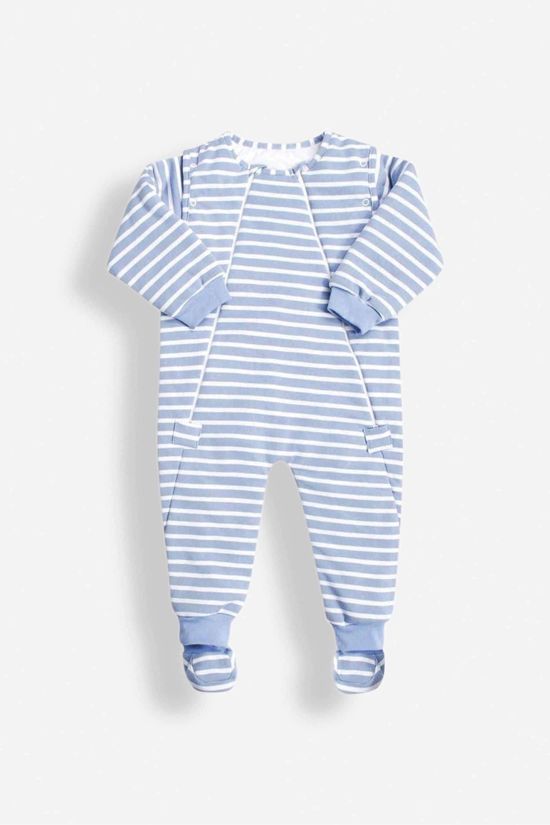 Buy JoJo Maman Bébé Blue Stripe 2.5 Tog Sleep Snuggler from the Next UK
