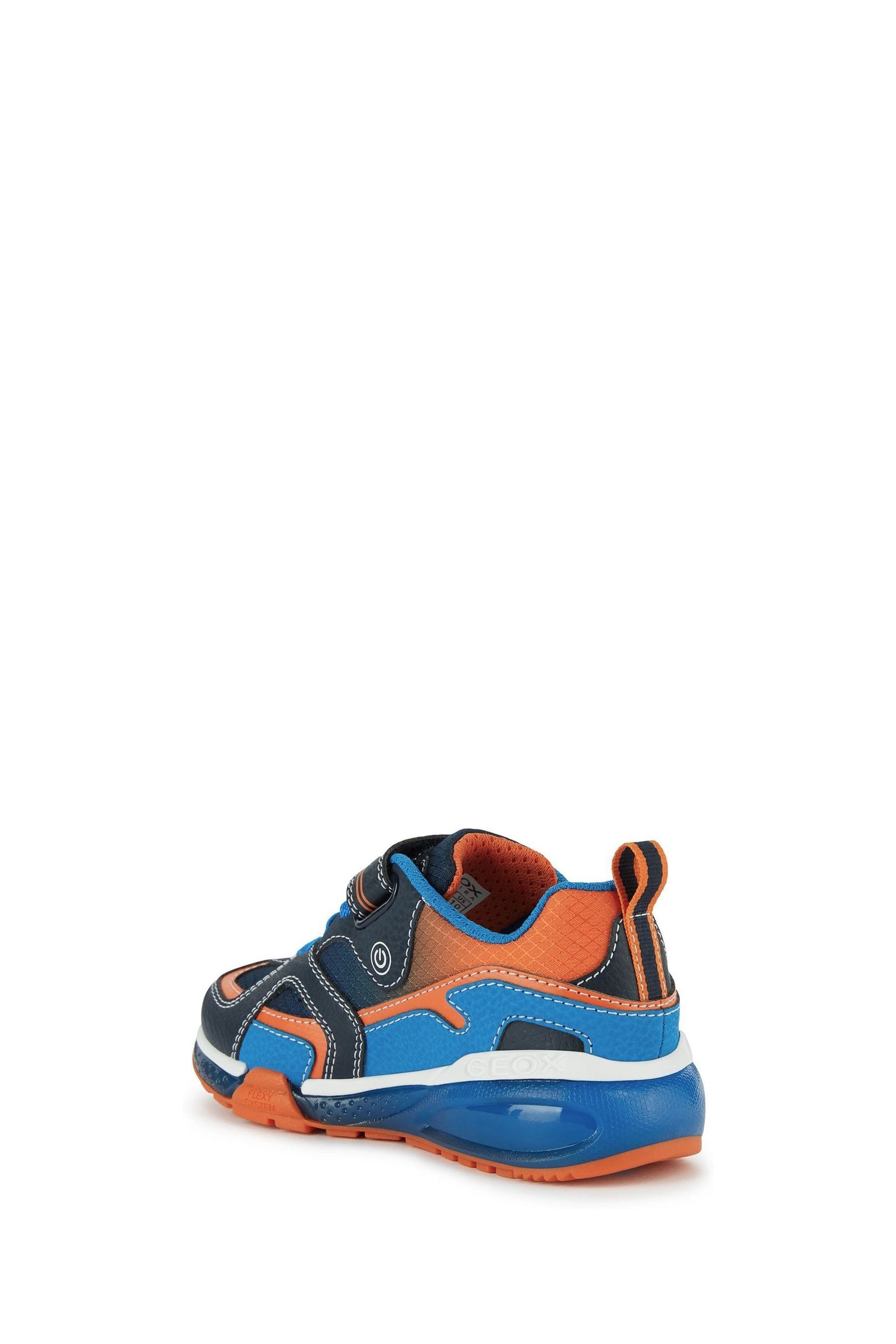 Geox J Bayonyc Boy Scarpe Da Ginnastica Bambini, Con Luci LED, Tema Spider-Man, Nylon E Effetto Pelle, Suola Traspirante