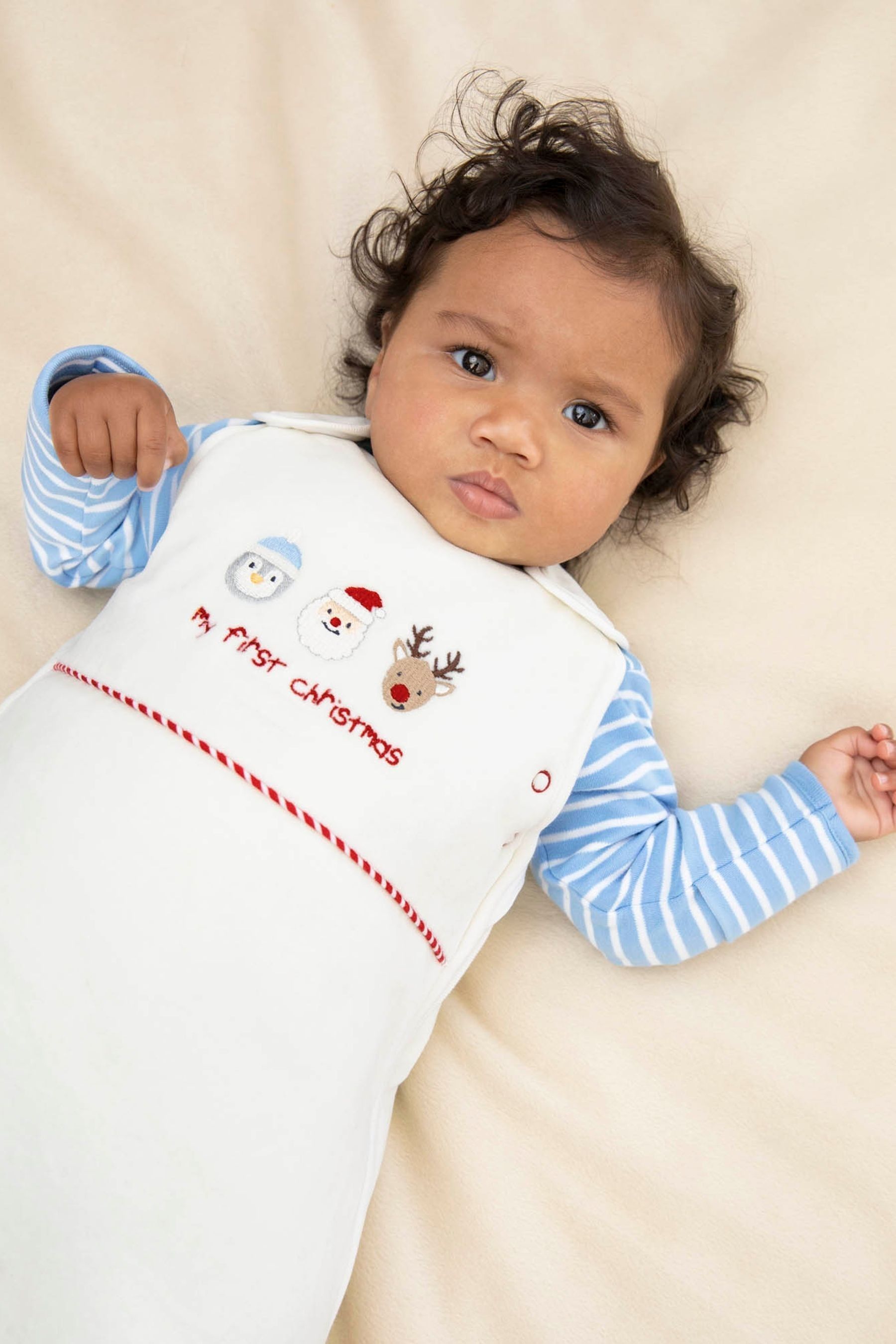 Buy JoJo Maman Bébé My First Christmas Print 2.5 Tog Baby Sleeping Bag