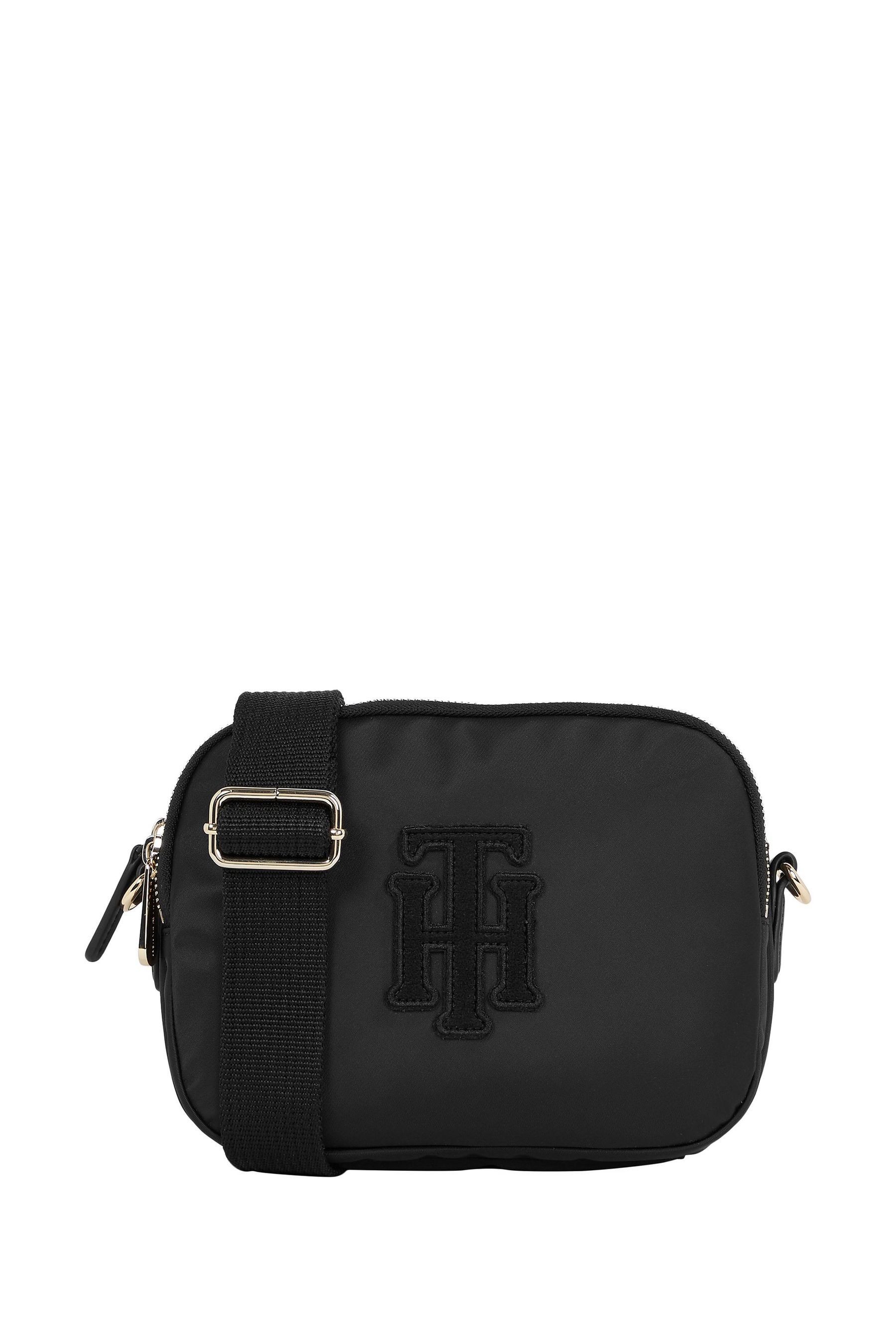 Buy Tommy Hilfiger Poppy Applique Black Crossbody Bag from the Next UK
