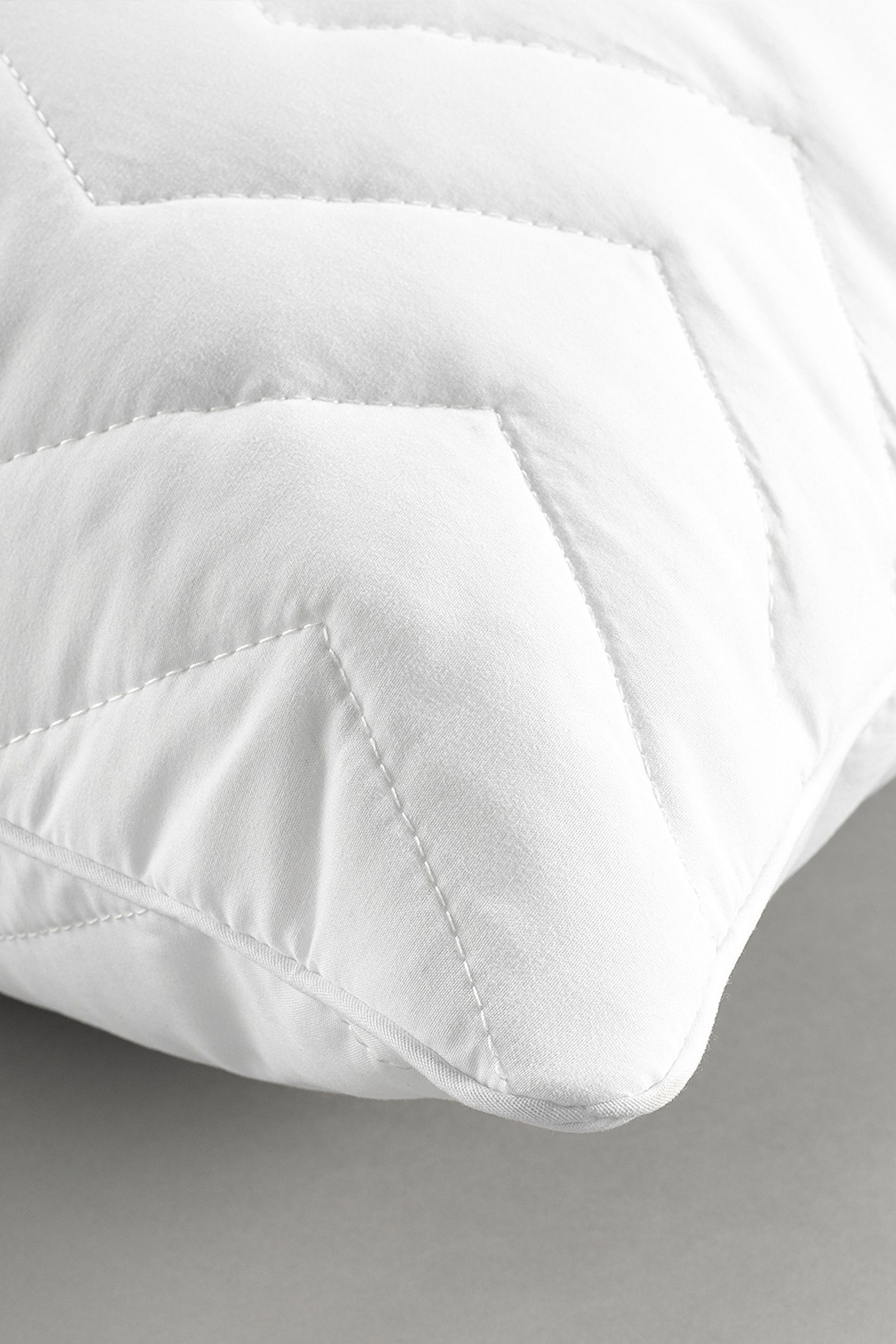 Buy Slumberdown Luxury Cool Quilted Touch White Pillow from the Next UK online shop