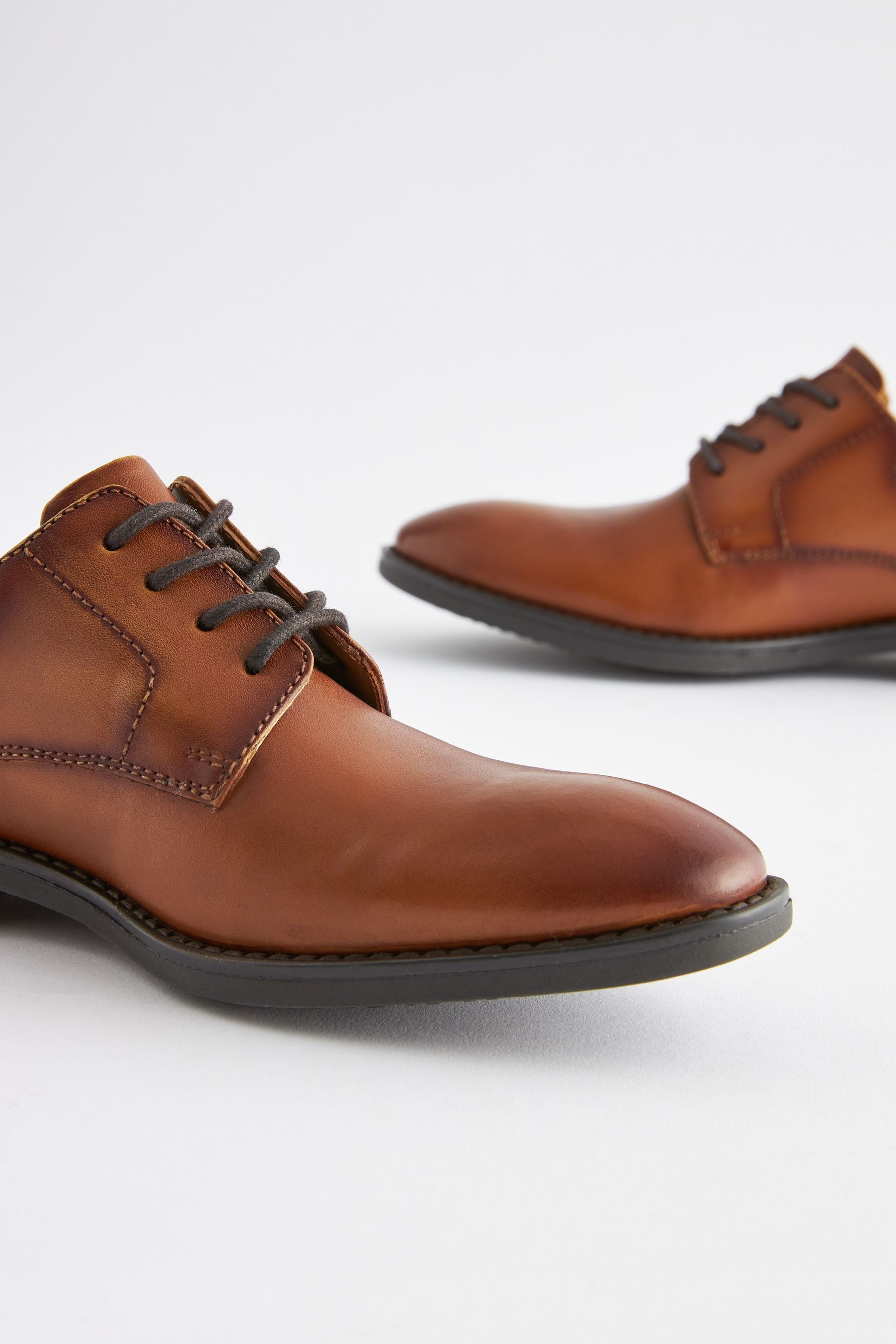Buy Tan Brown Leather Lace-Up Shoes from the Next UK online shop