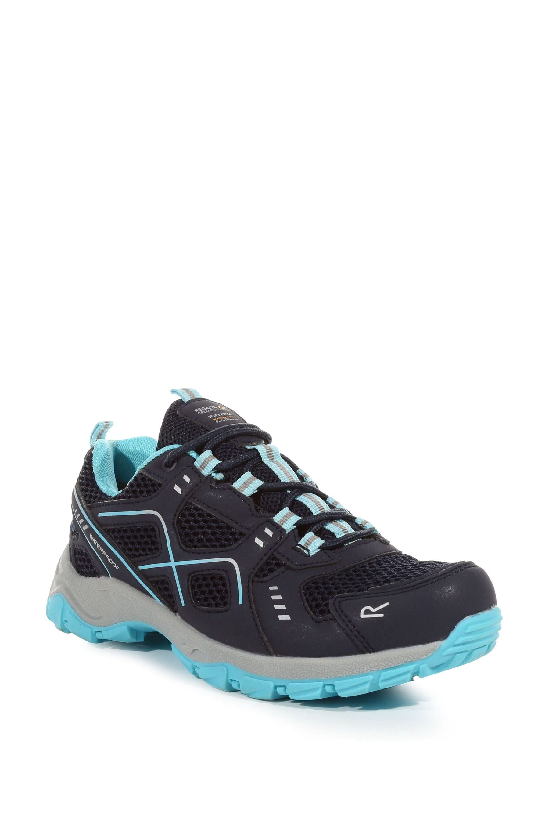 Buy Regatta Blue Womens Vendeavour Waterproof Walking Shoes from the ...