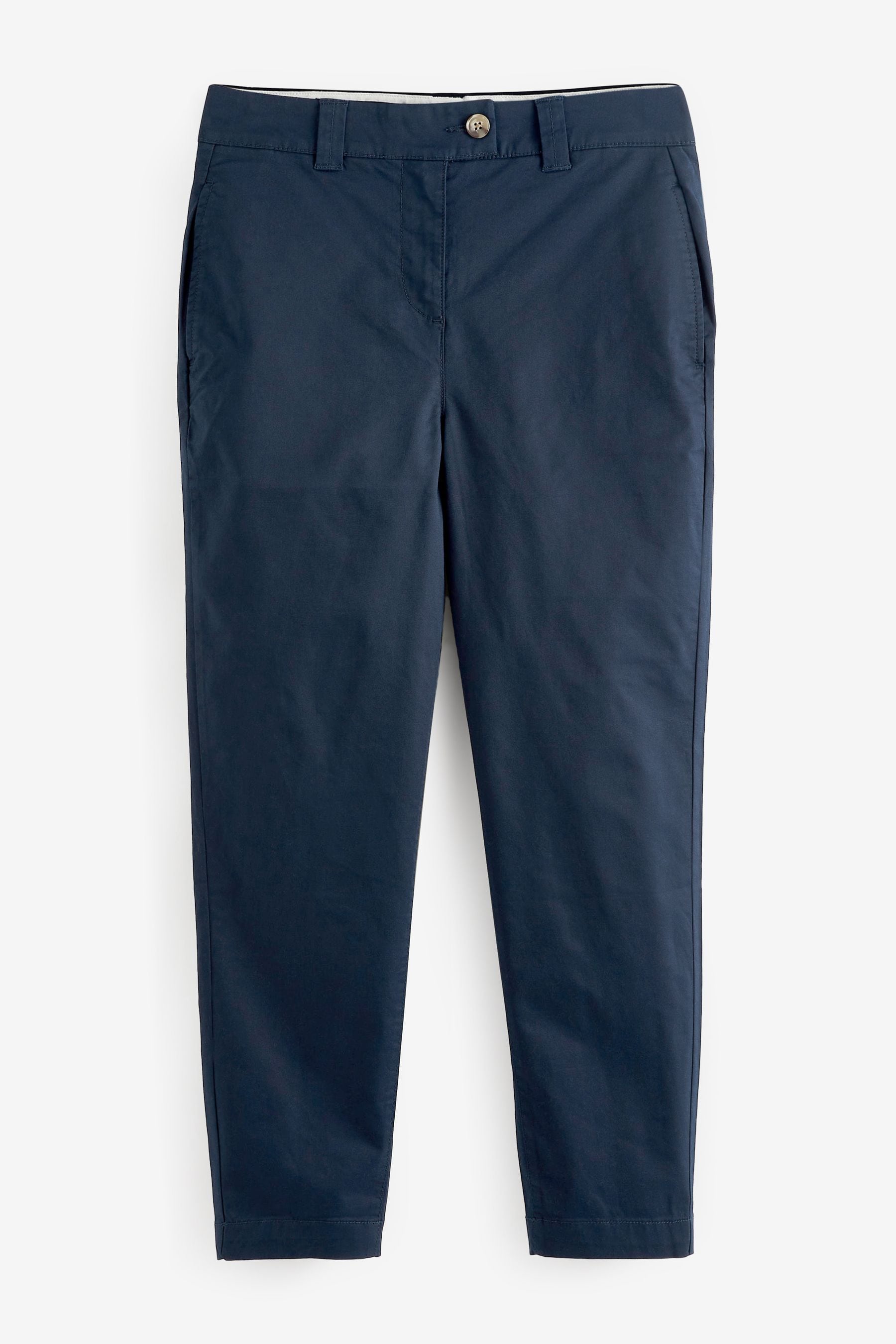 Buy Navy Blue The Ultimate Cotton Rich Chino Trousers from the Next UK ...
