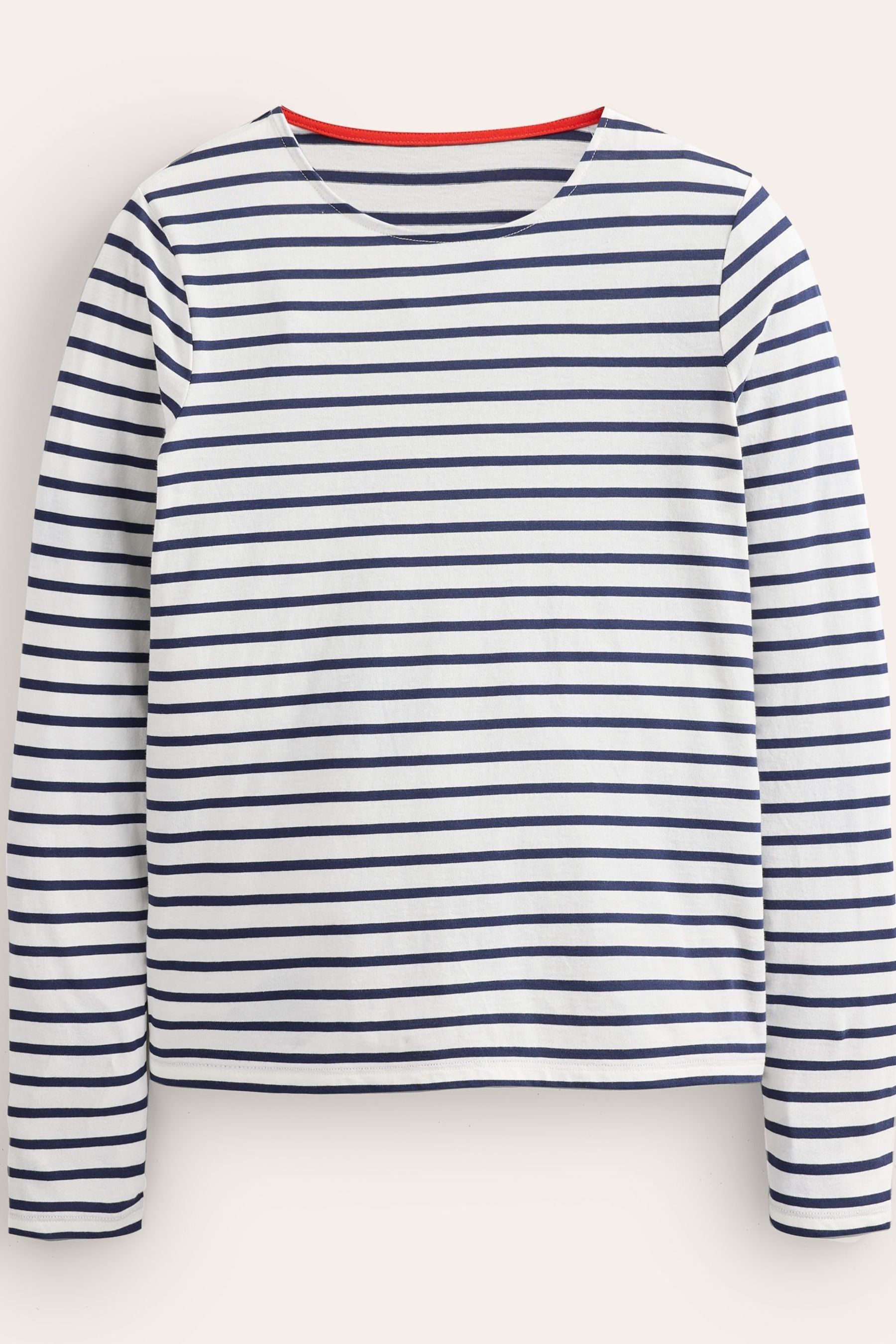 Buy Boden Bea Long Sleeve Breton T-Shirt from Next New Zealand