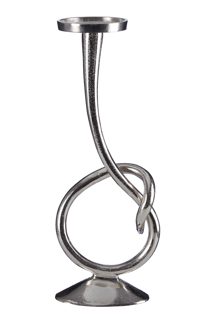 Fifty Five South White Twist Candle Holder - Image 1 of 1
