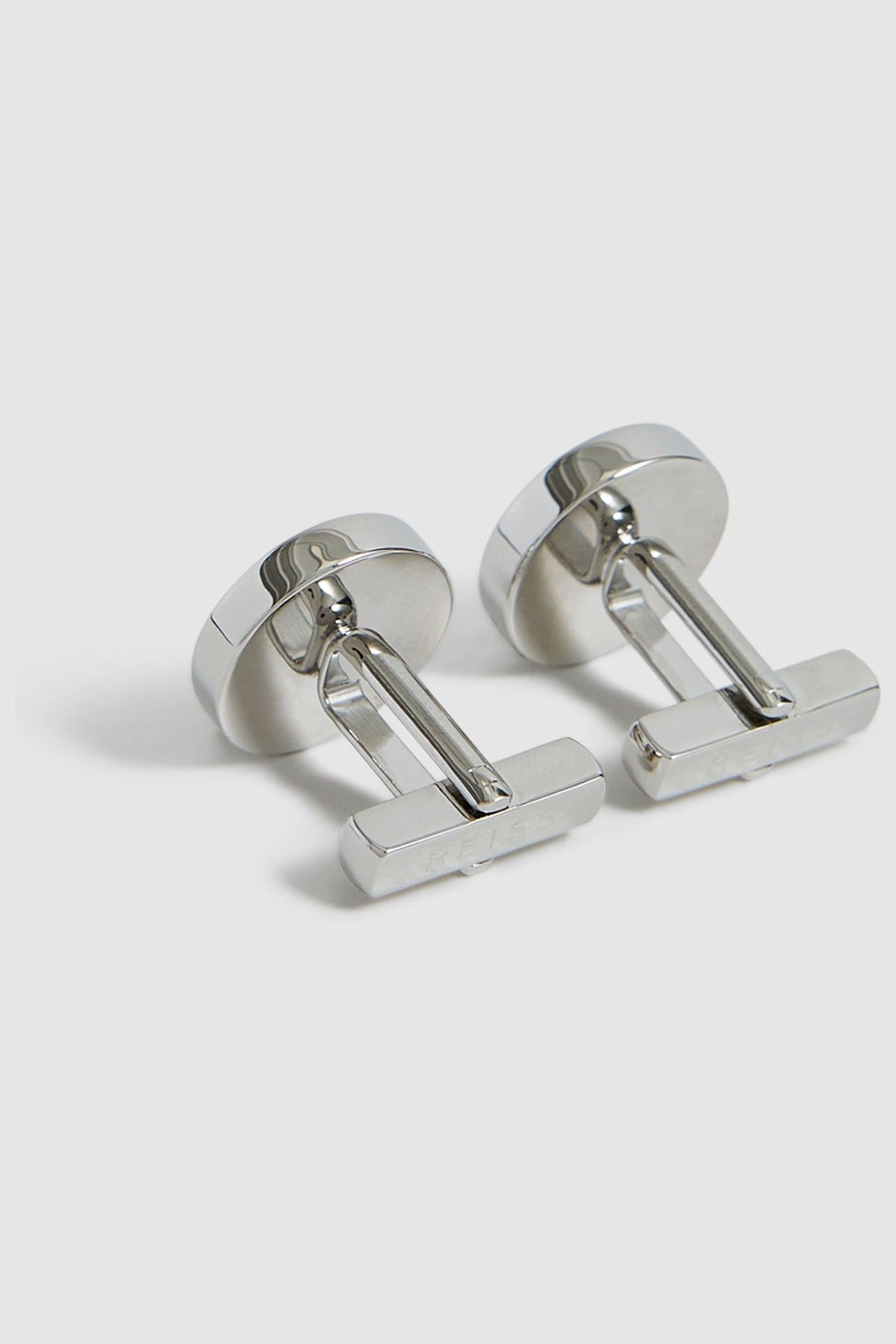 Buy Reiss Silver Ardley Stone Insert Cufflinks from the Next UK online shop