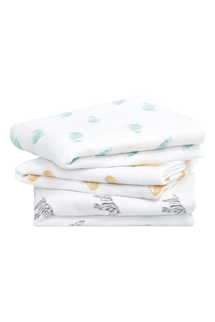 aden + anais Animal Kingdom Cotton Muslin Squares 3 Pack - Image 1 of 1