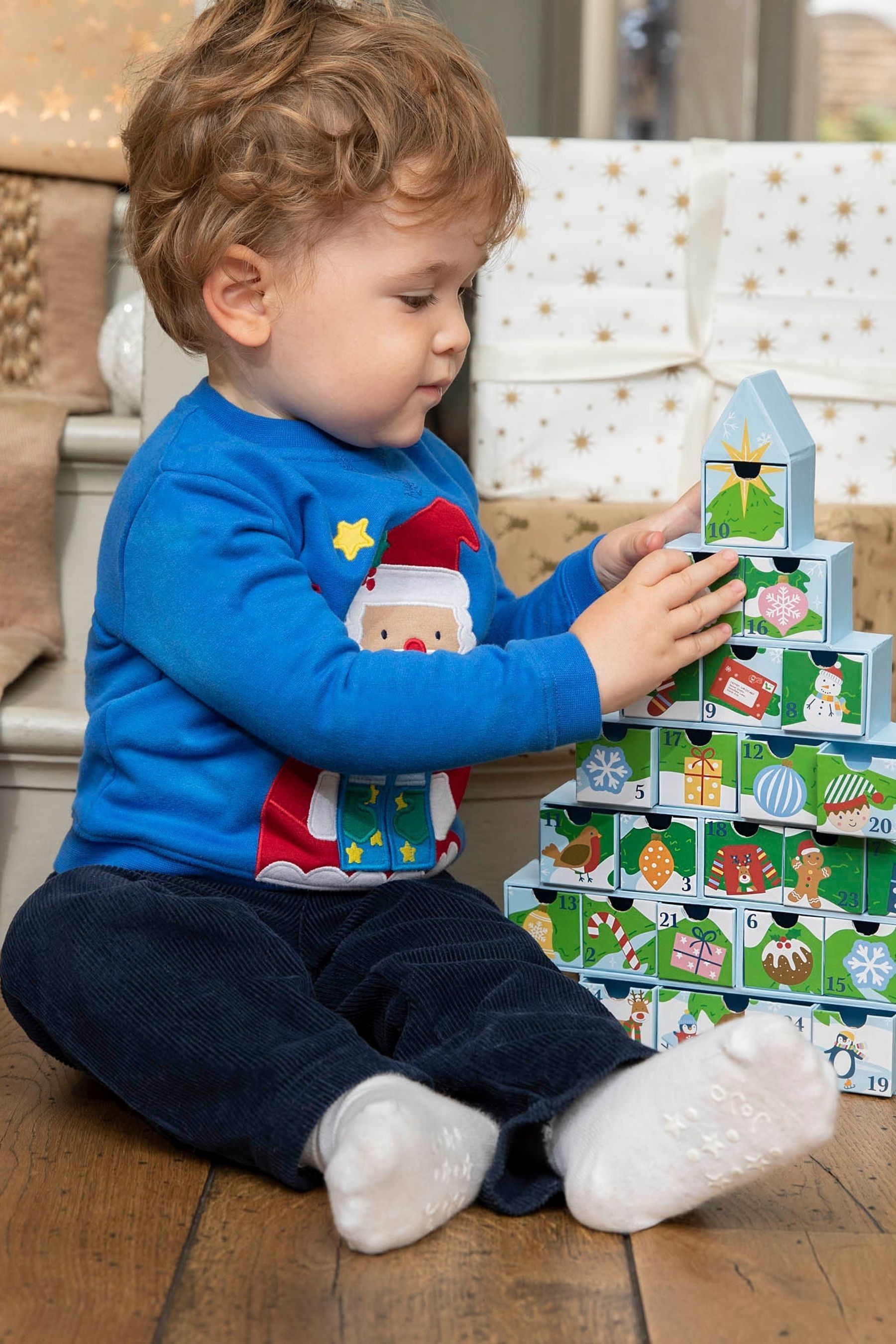 Buy JoJo Maman Bébé Green Christmas Tree Advent Calendar from the Next