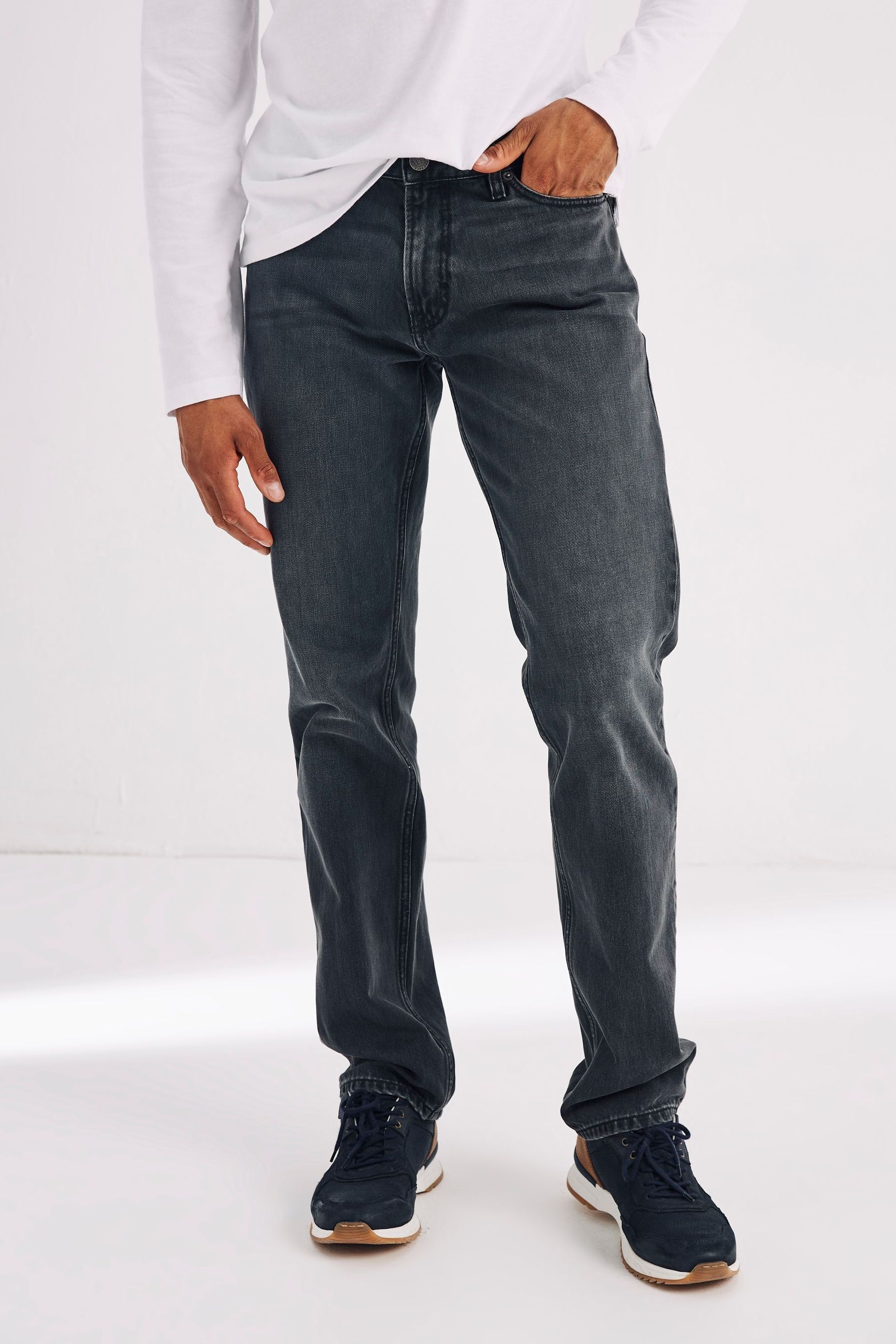 Buy FatFace Grey Straight Jeans from the Next UK online shop