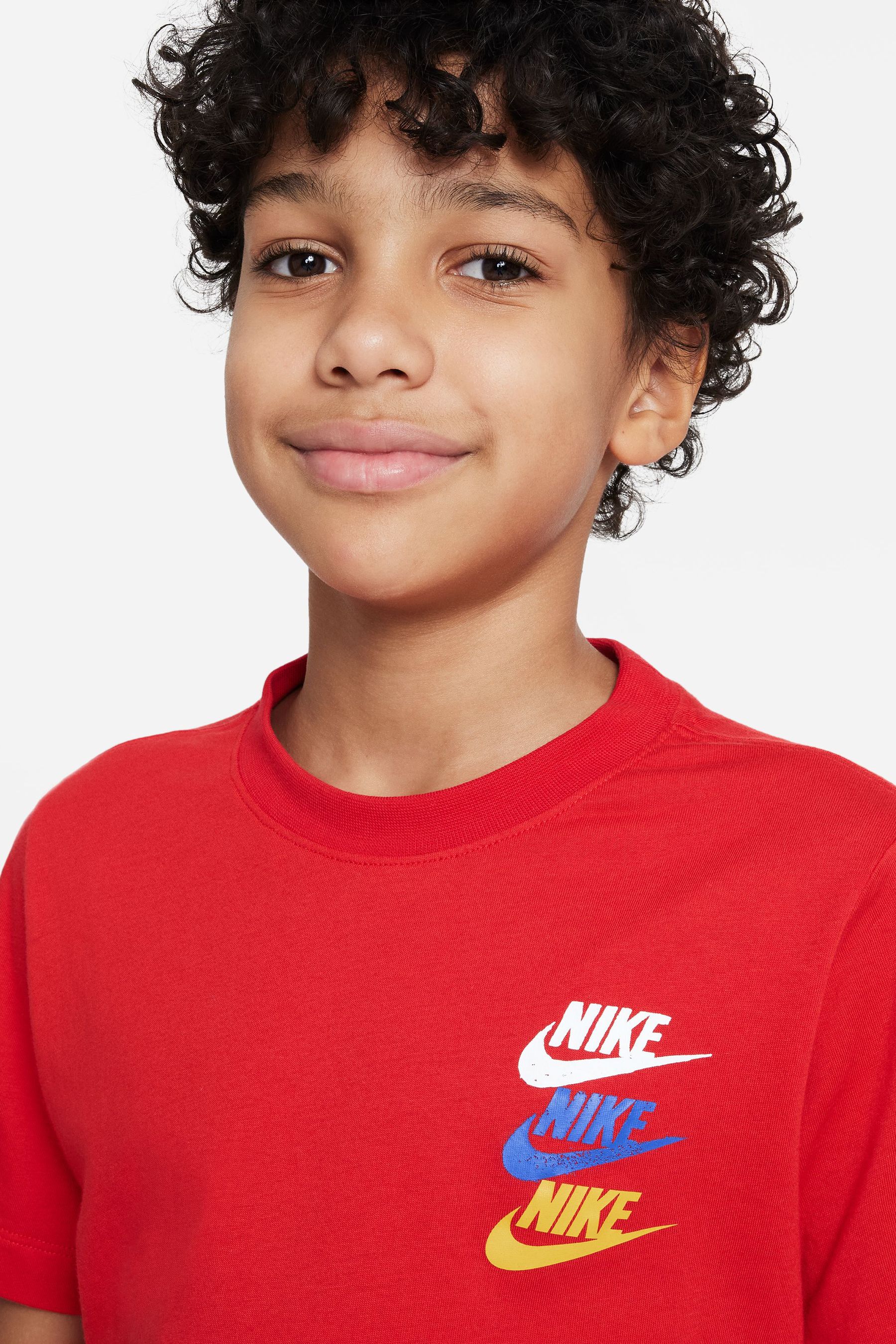 Buy Nike Red Club Logo T-Shirt from the Next UK online shop
