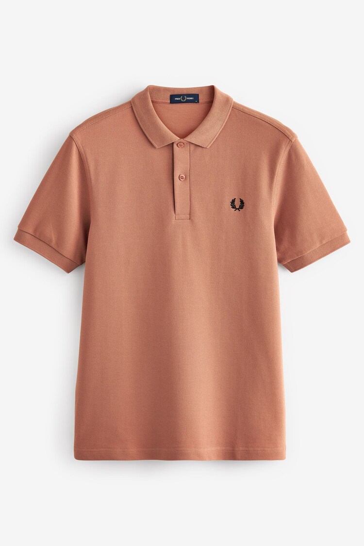 Светло-рыже-коричневый - Однотонная рубашка поло Fred Perry - Image 1 of 1