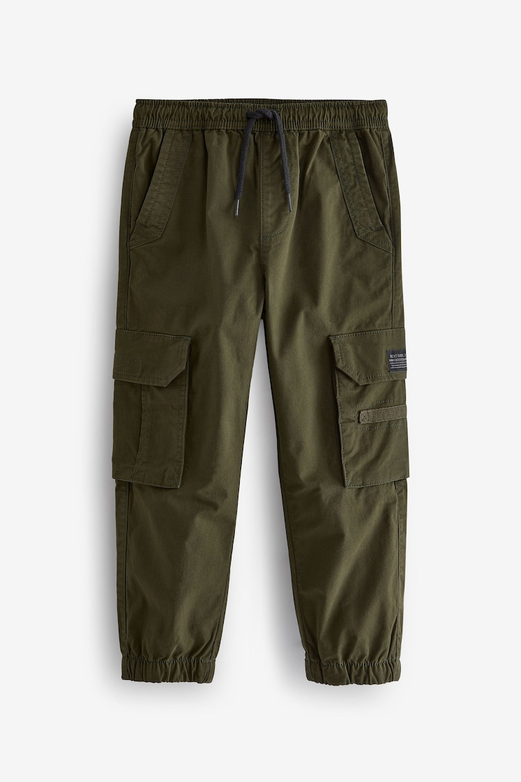 Khaki Green Cargo Trousers (3-16yrs) - Image 1 of 1