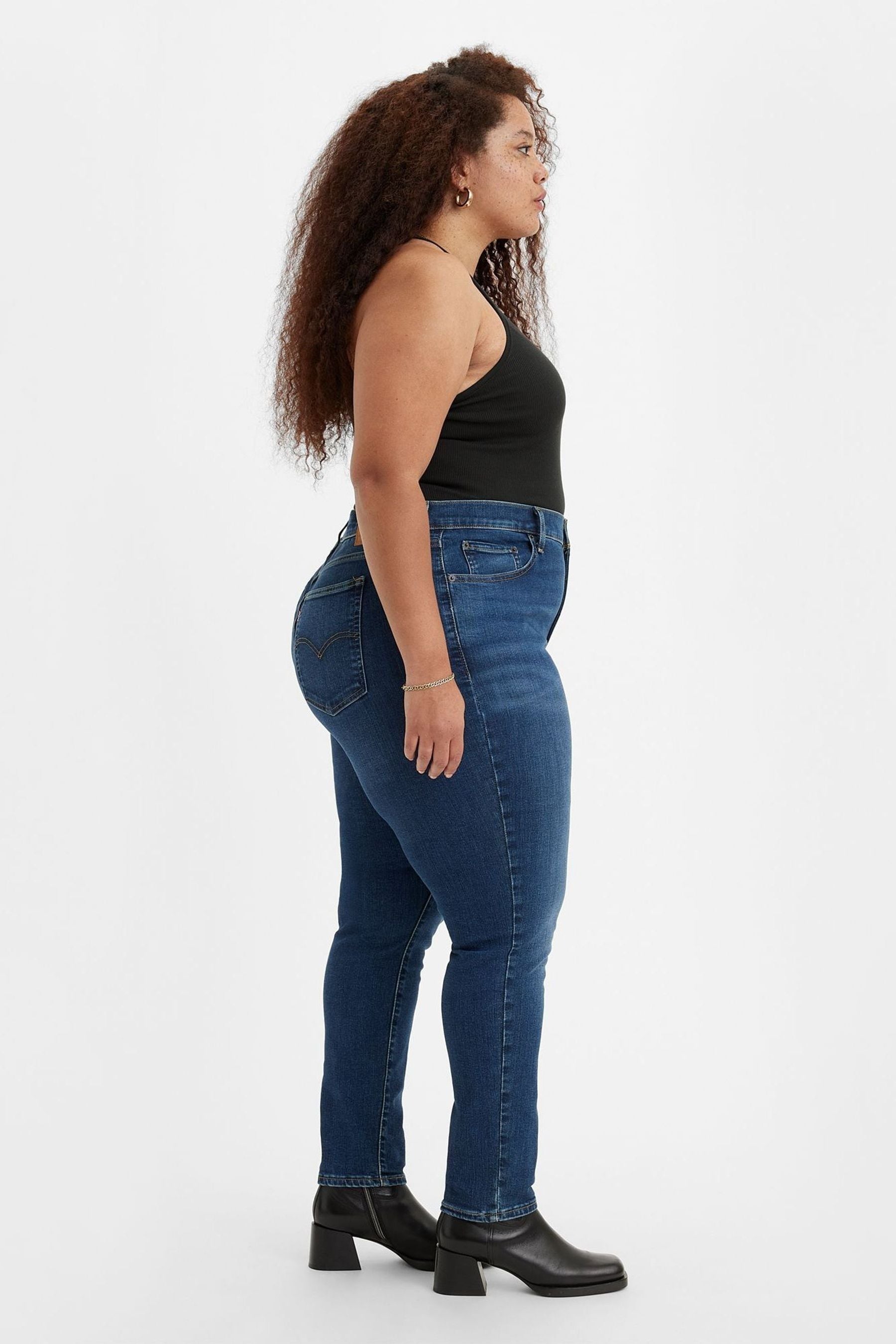 Buy Levi's® Blue Wave Dark Plus 721™ Curve High Rise Skinny Jeans from ...