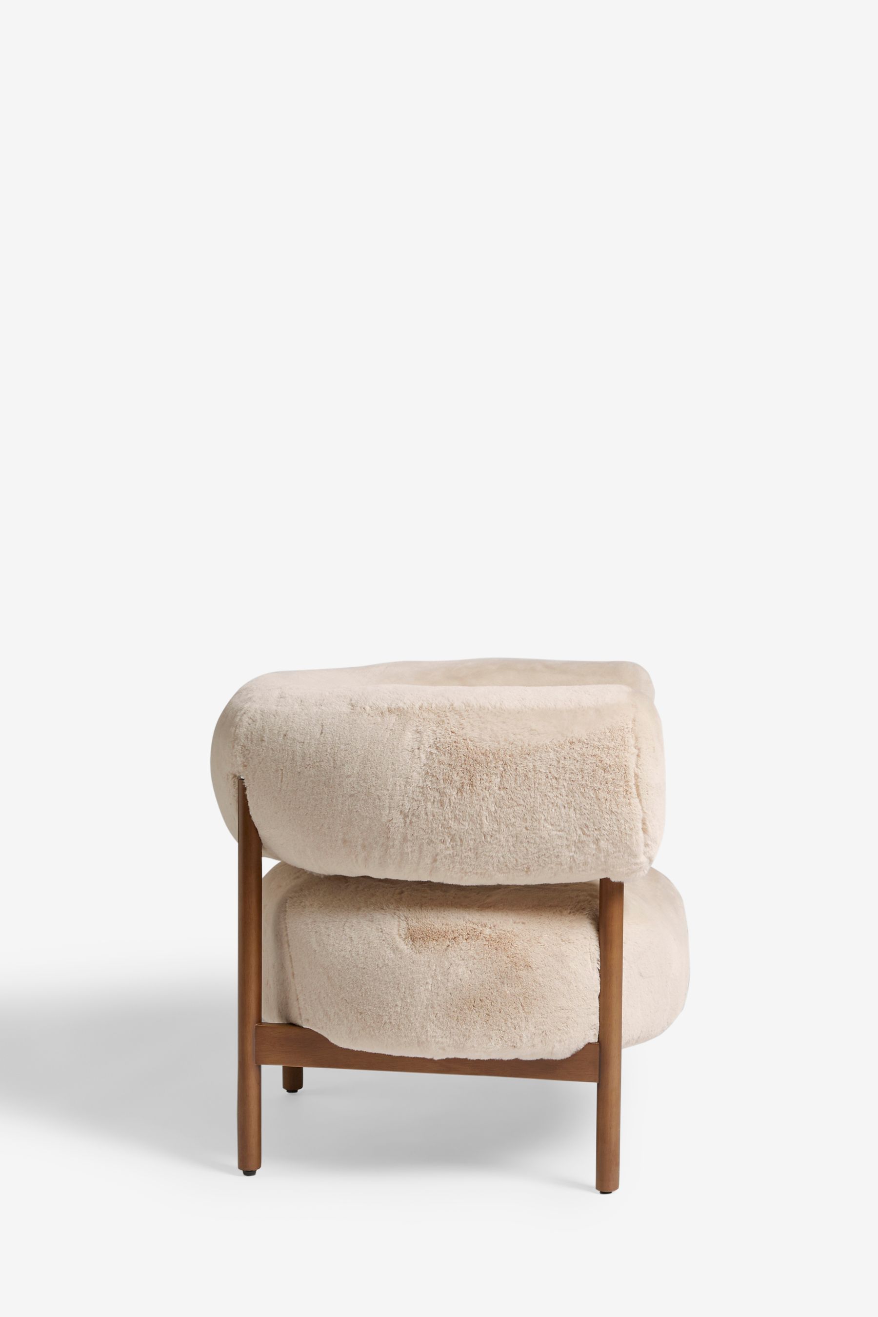 Buy Oslo Faux Fur Natural Aleia Accent Chair from the Next UK online shop