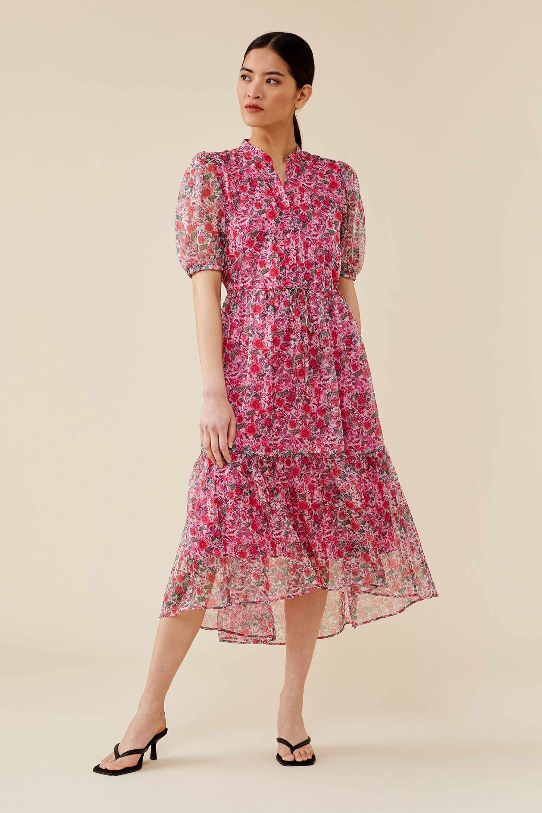 Buy Finery Pink Peggy Floral Dress from Next Ireland