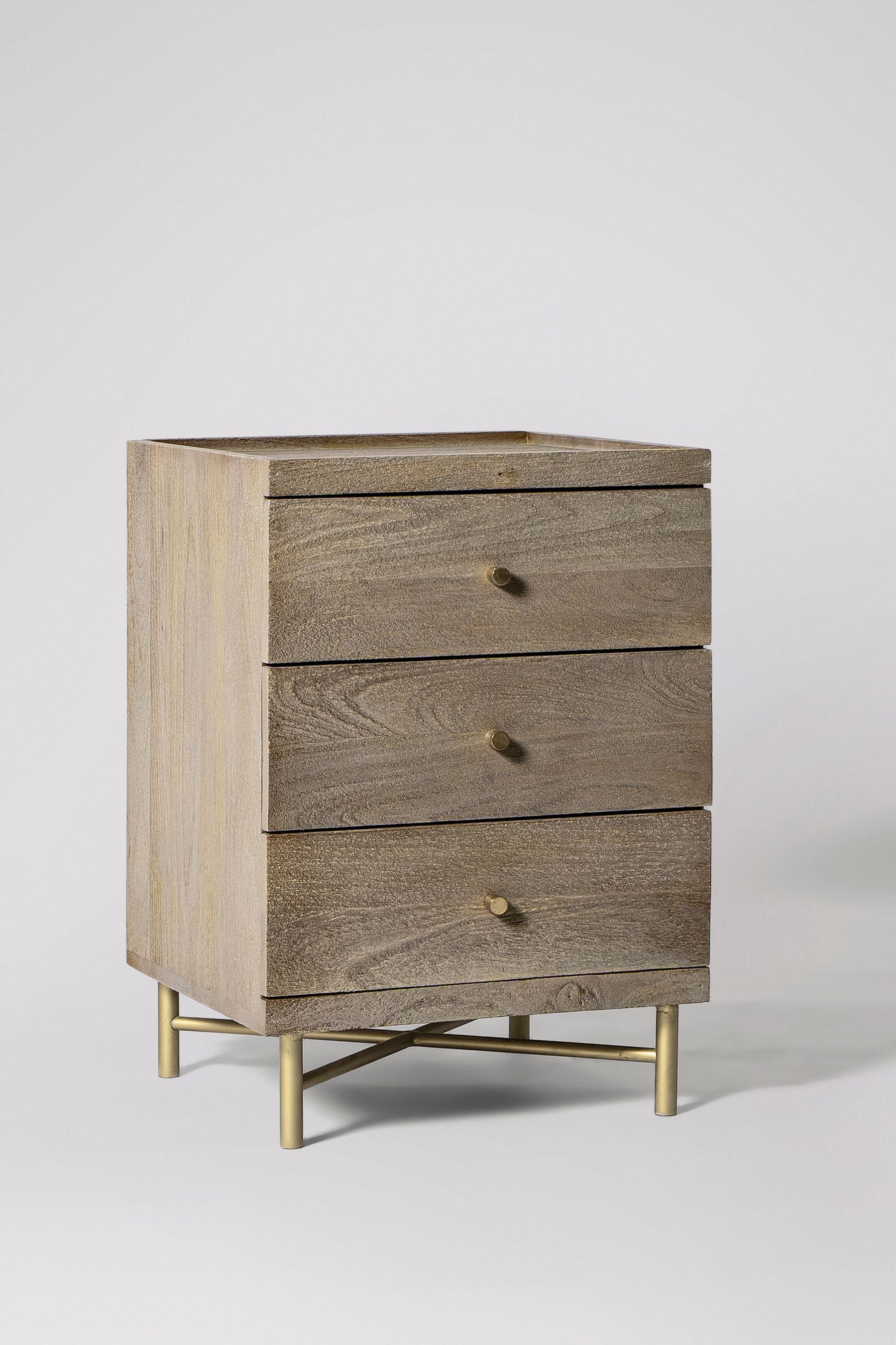 Buy Swoon Grey Halle Bedside Table from the Next UK online shop