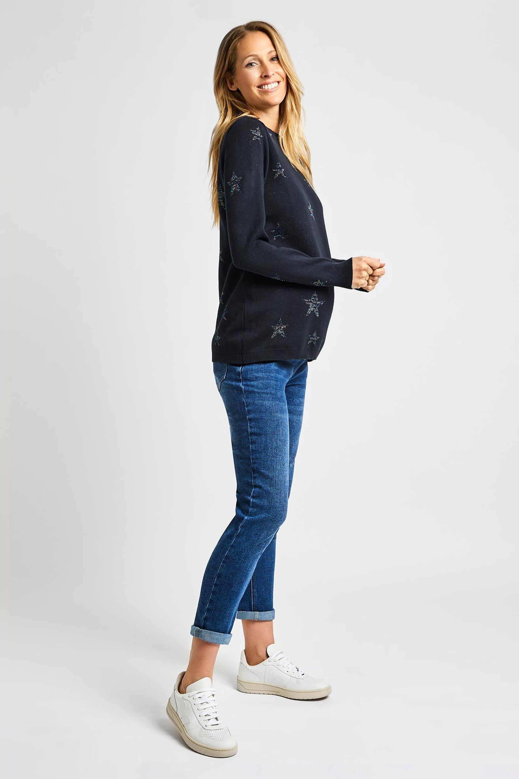 Buy JoJo Maman Bébé Navy Star Maternity Jumper from the Next UK online shop