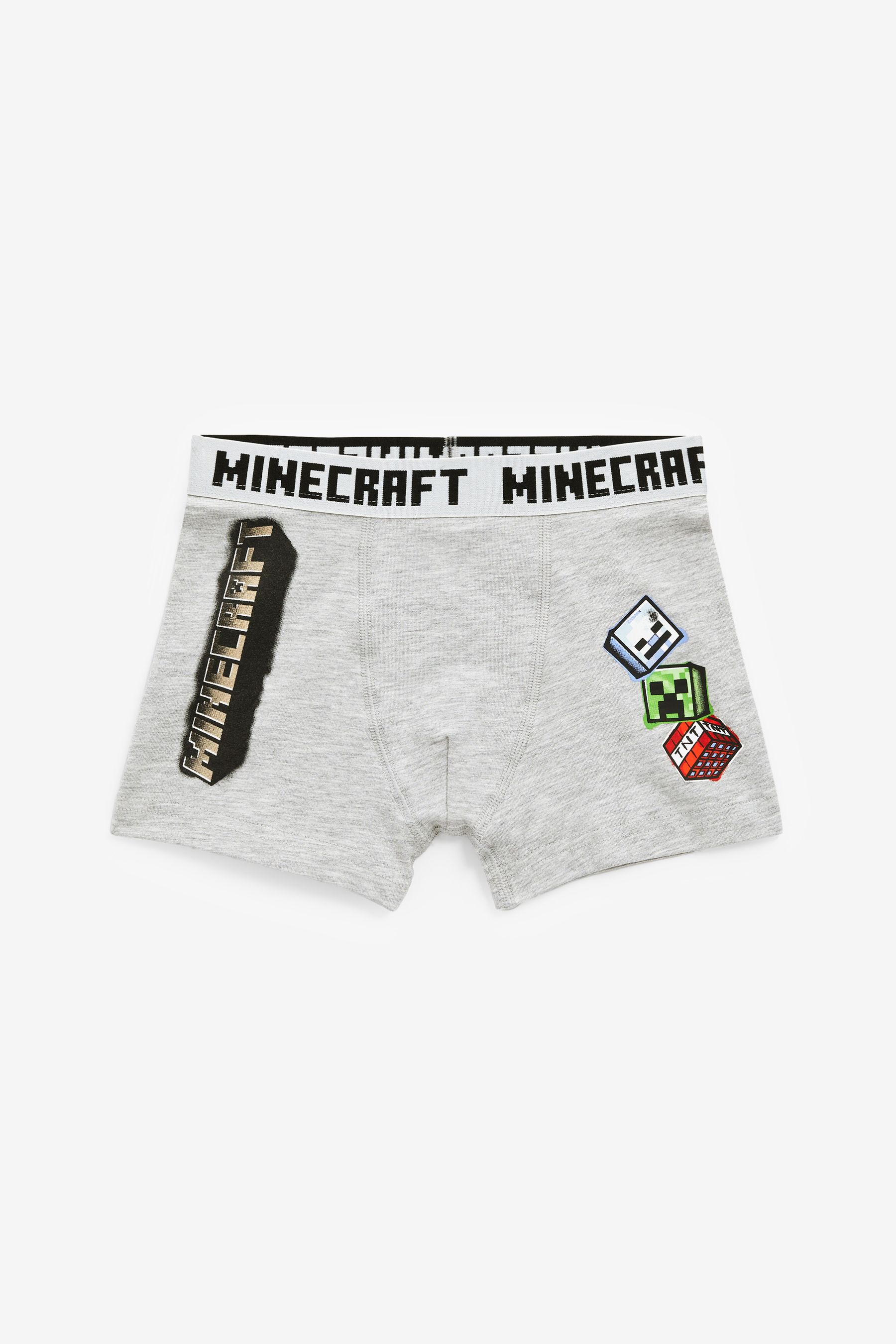 Buy Black/Grey/Red Minecraft Trunks 3 Pack (316yrs) from Next Ireland