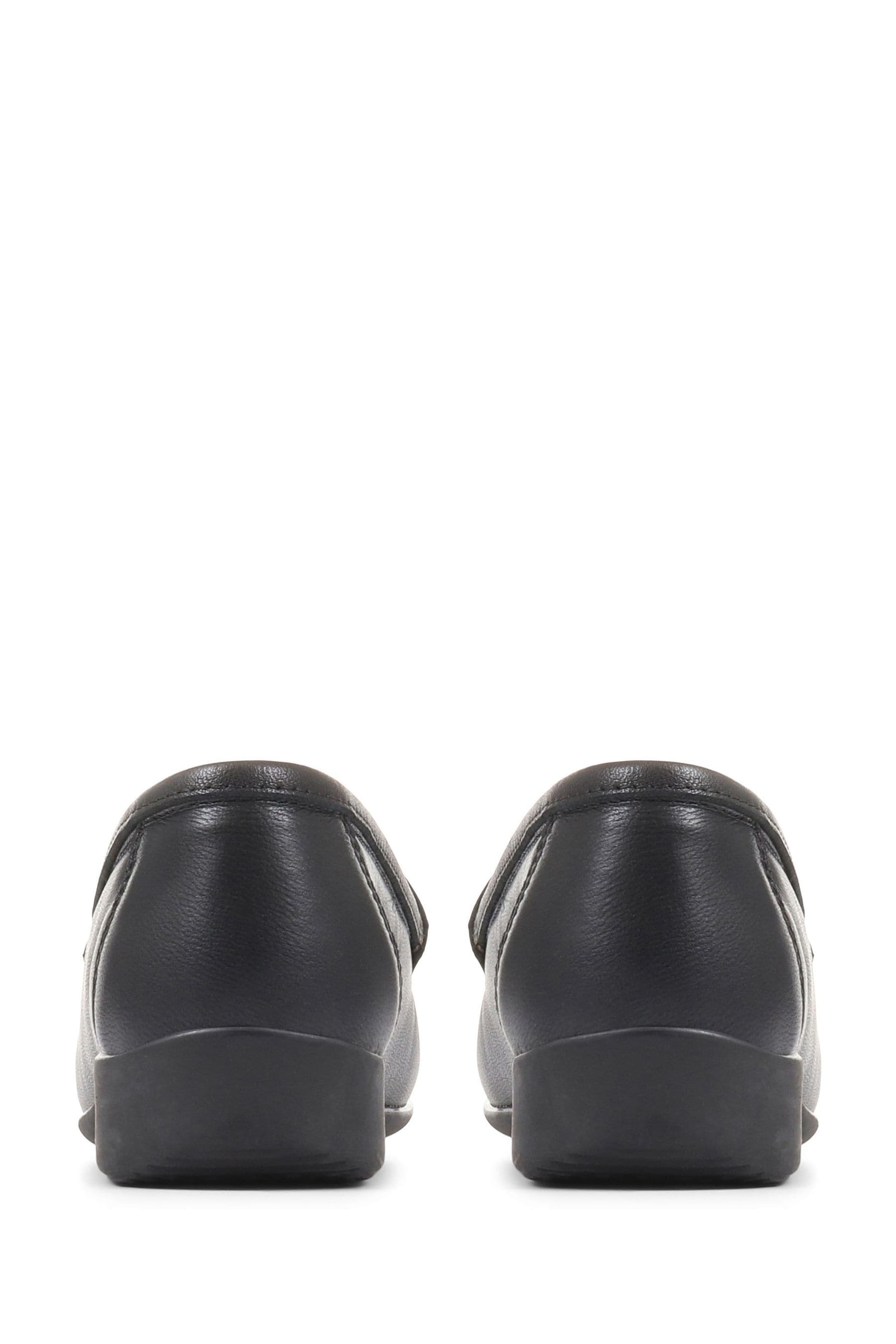 Buy Pavers Wide Fit Black Leather Loafers With Tassel from the Next UK
