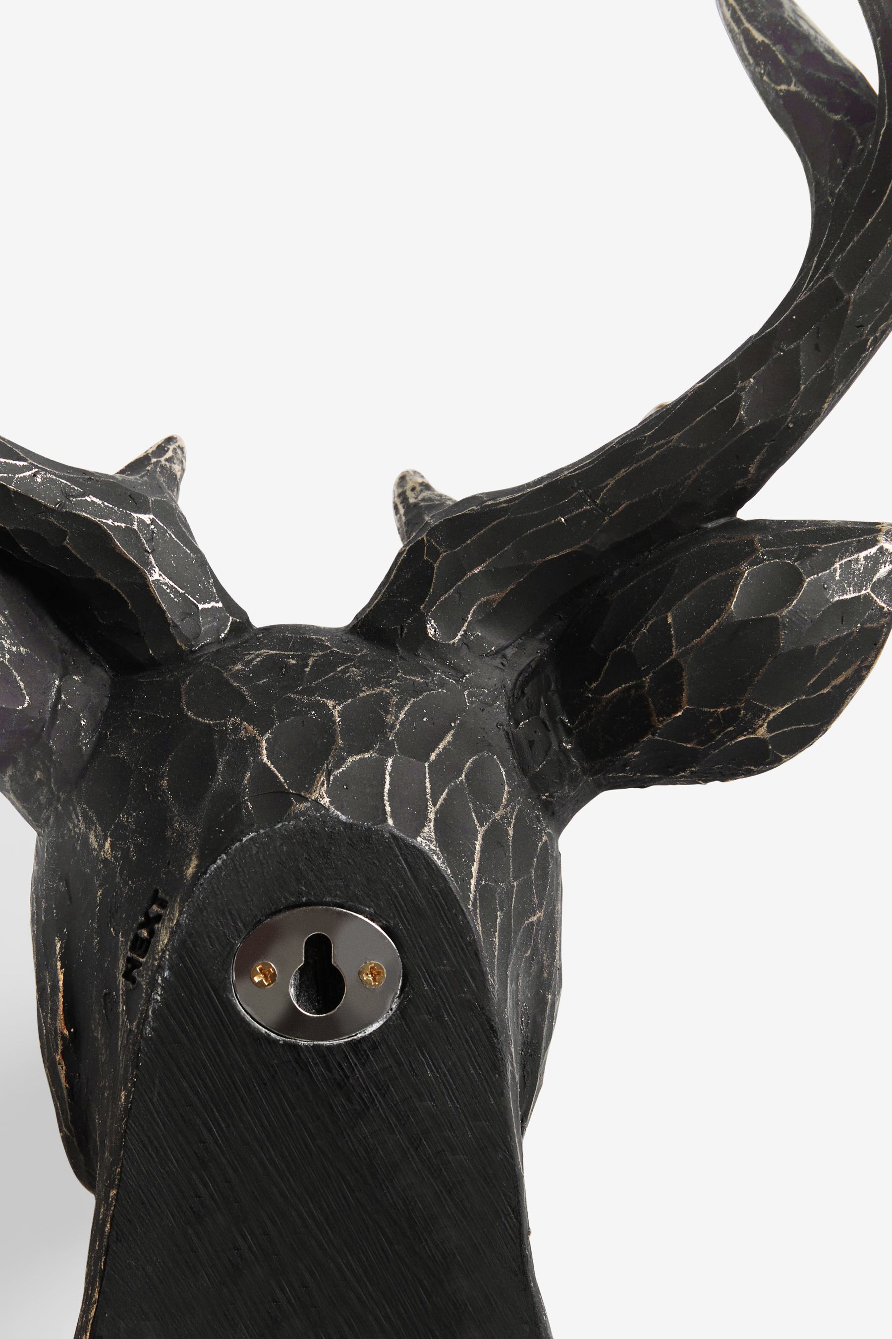 Buy Metal Effect 3D Stag Head Wall Art from Next Australia