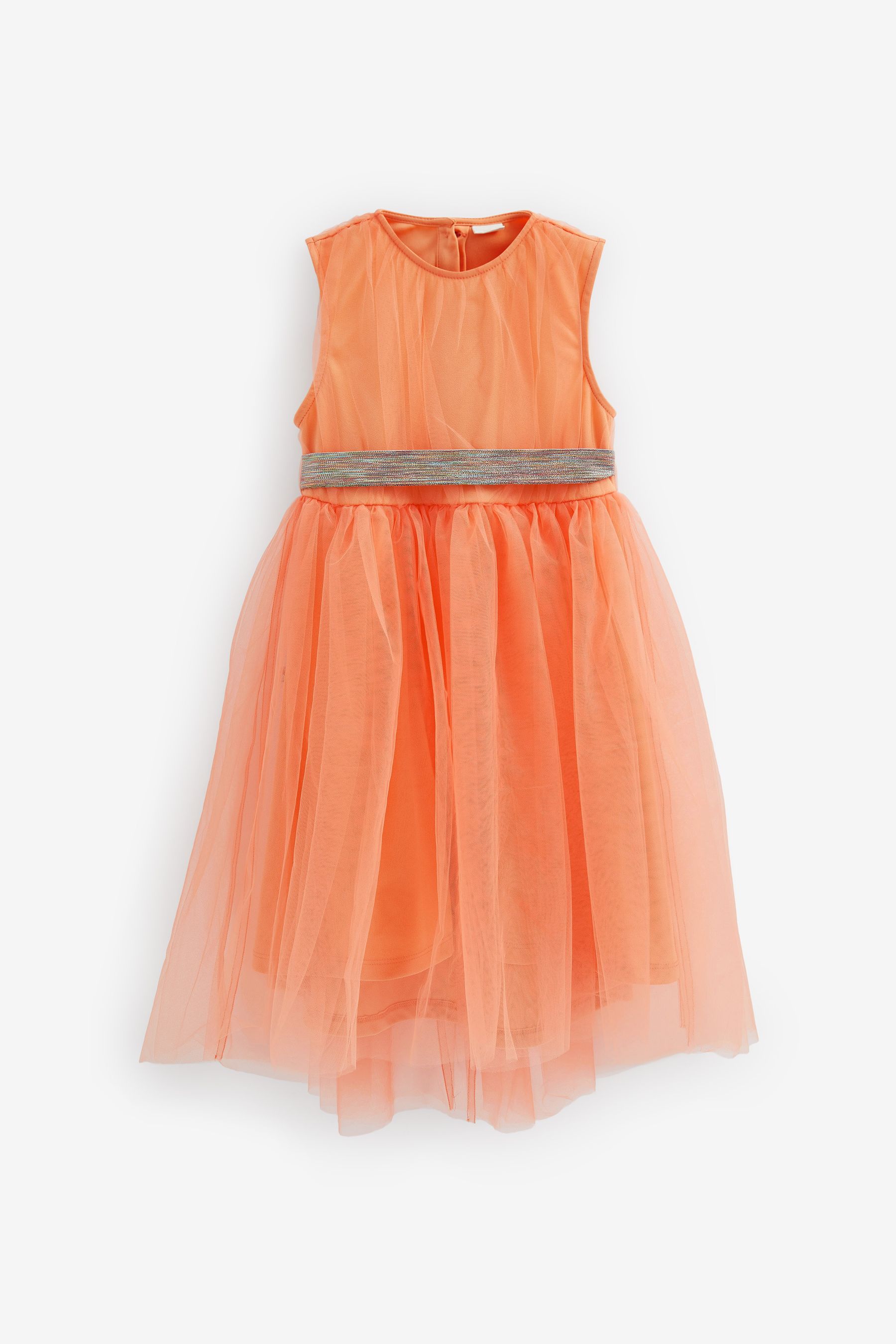 Buy Apricot Orange Tulle Party Dress (316yrs) from Next Ireland